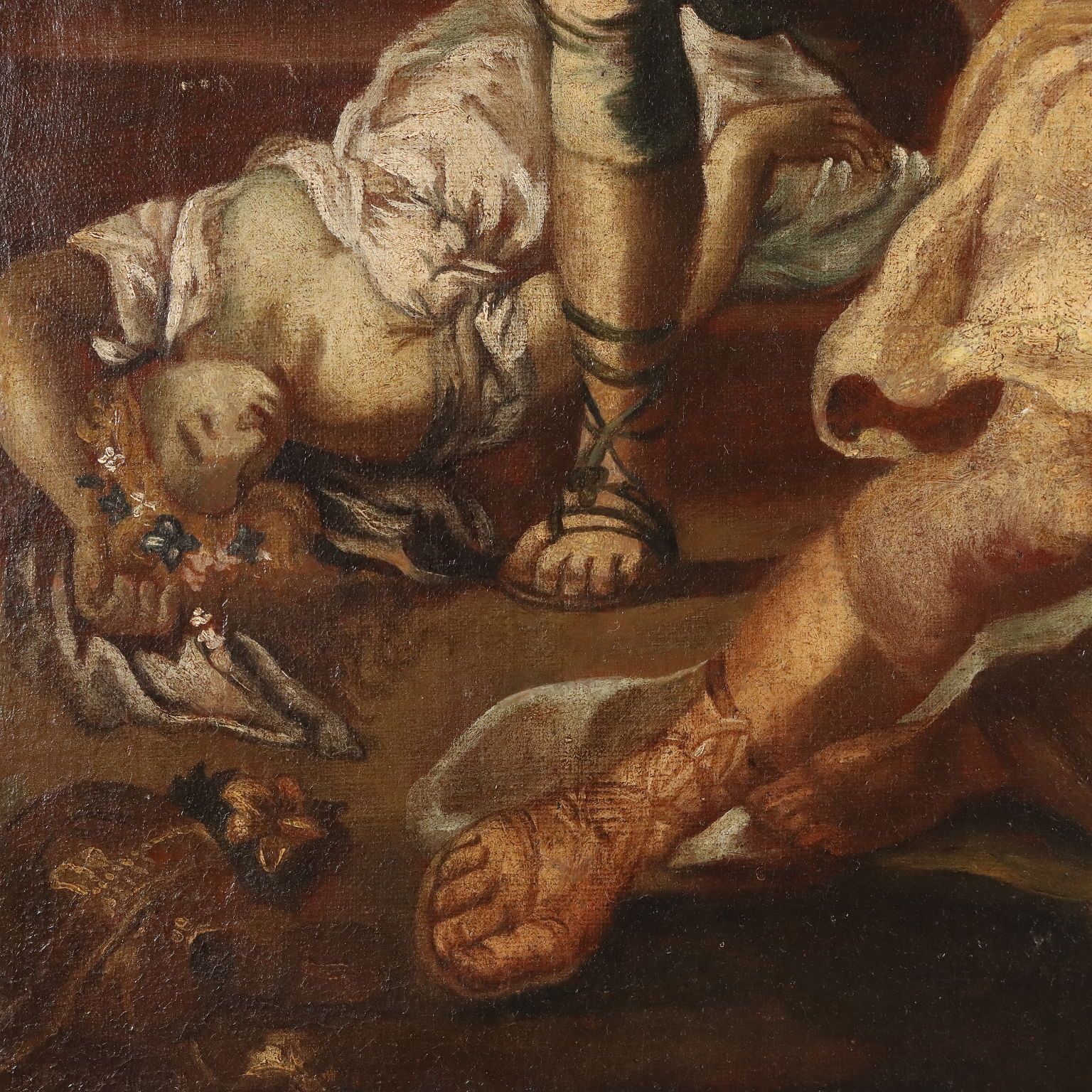 photo furniture Tableau d'époque L'Âge de fer, disciple de Pietro da Cortona, XVIIe siècle