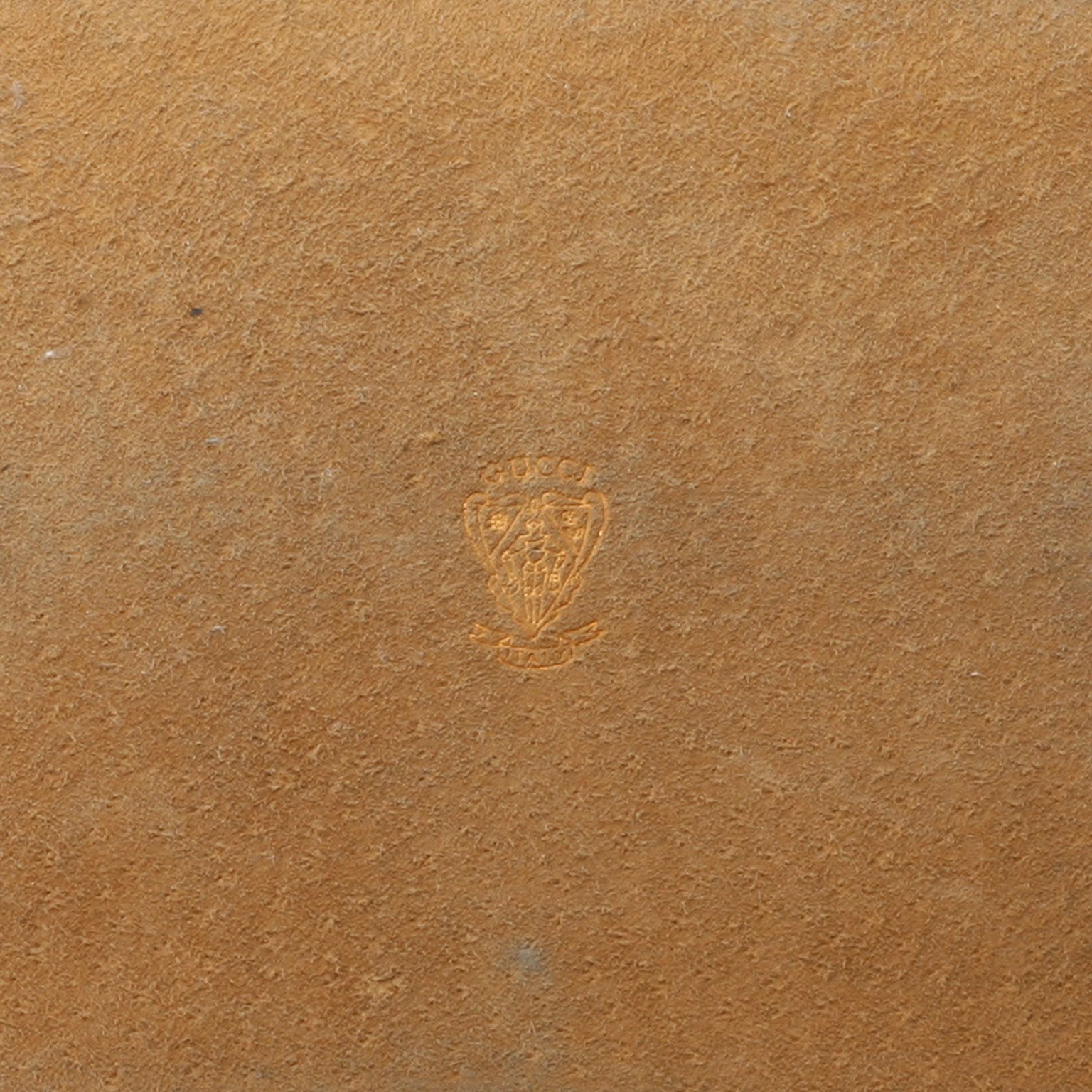 photo for sale Serre-livres vintage Gucci en cuir et laiton, Italie, années 1970