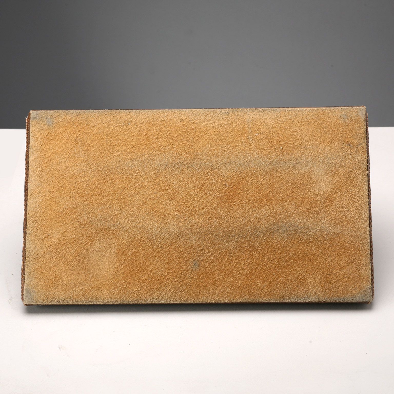 1500.0 Serre-livres vintage Gucci en cuir et laiton, Italie, années 1970 photo