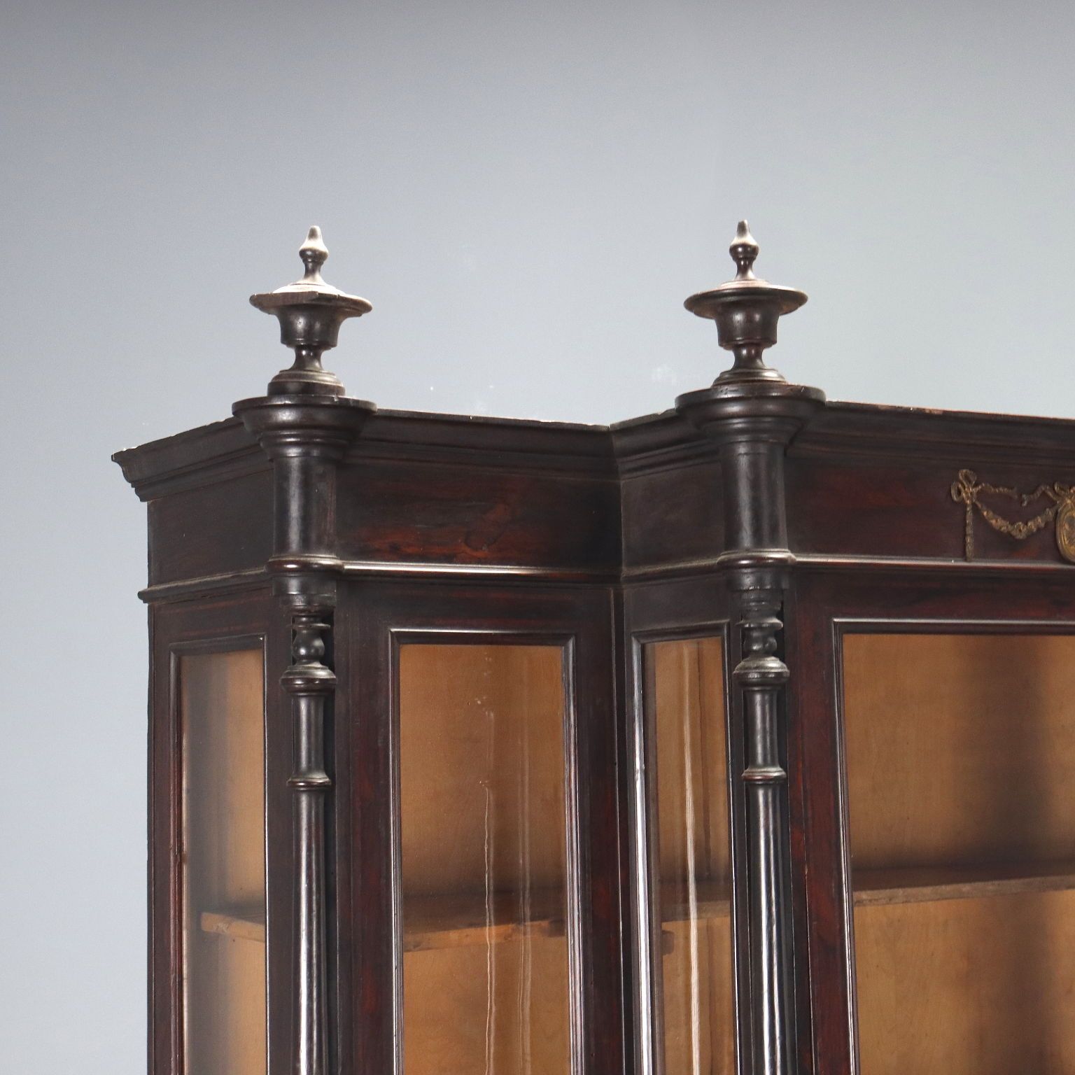 Bookcase Bois De Rose Neoclassical Decorations XIX Century photo vinterior