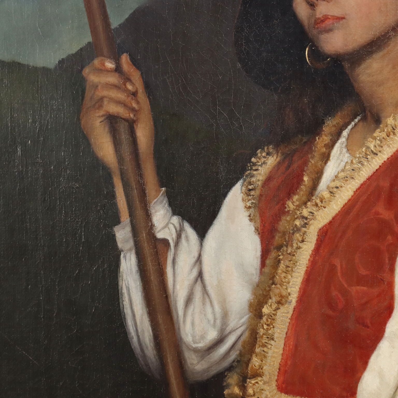 Modern Painting Signed Domenico Pesenti Oil On Canvas XIX Century photo 3370.0