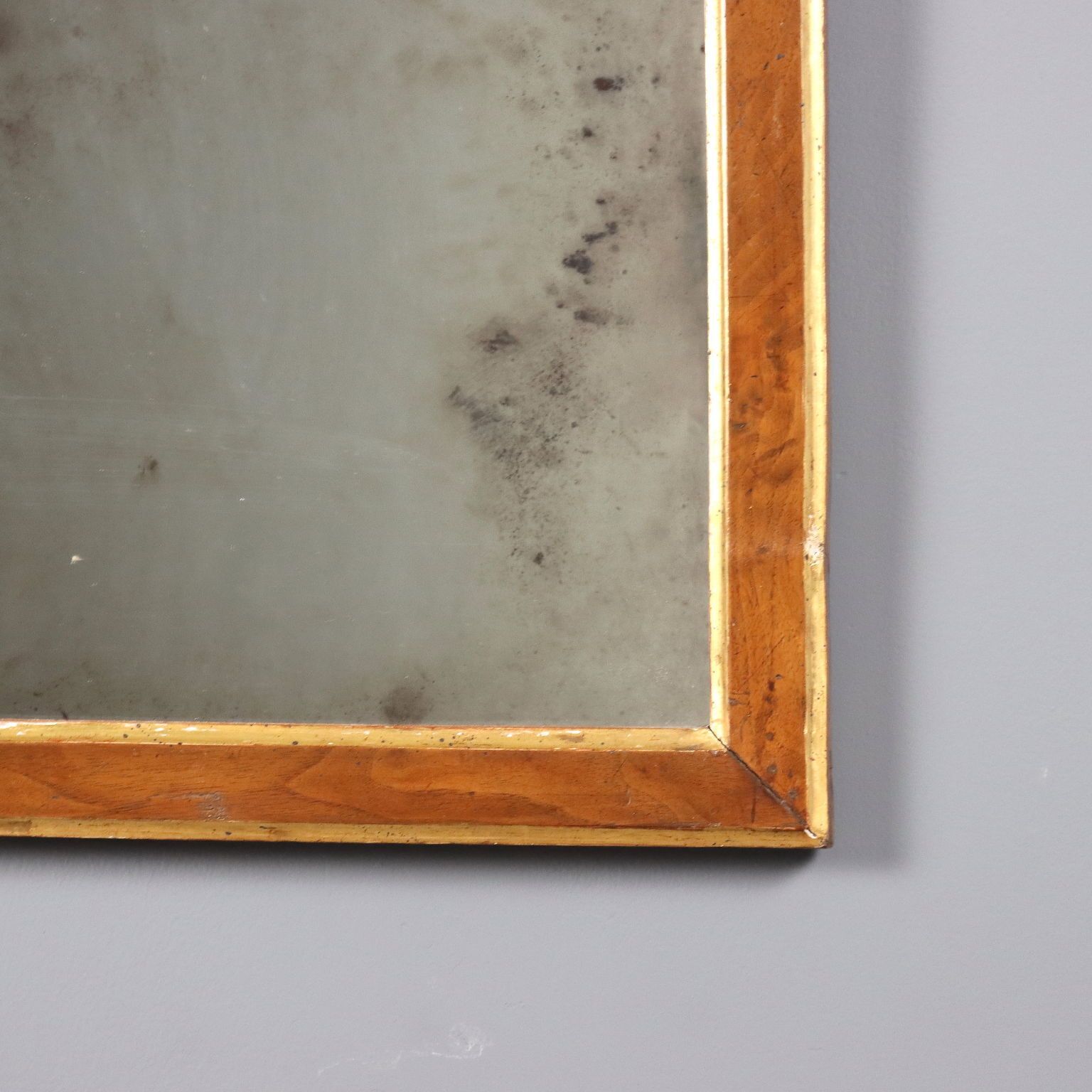 Miroir d'époque en noyer, Italie, XIXe siècle photo buy