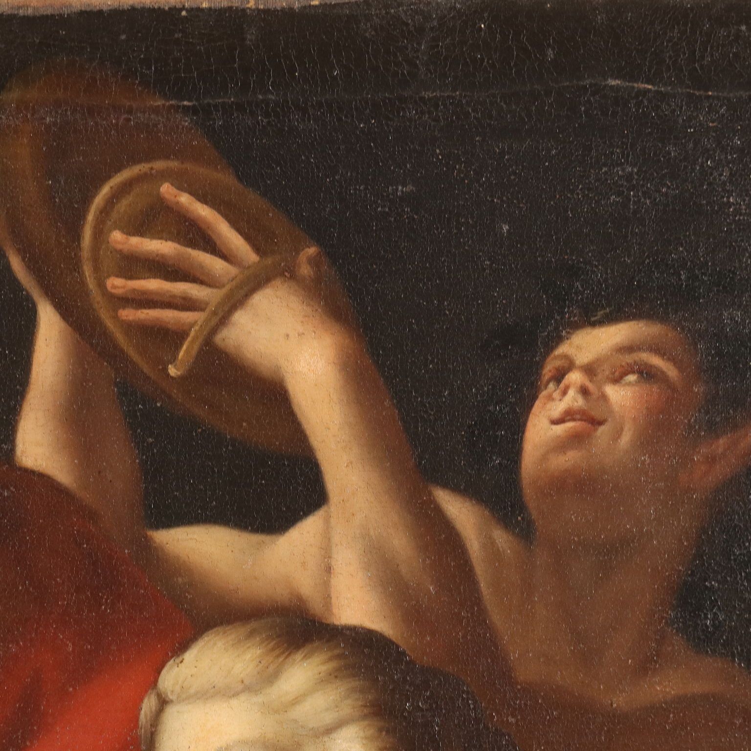 Anitique Painting Mythological Subject Italy XVIII Century photo vinterior