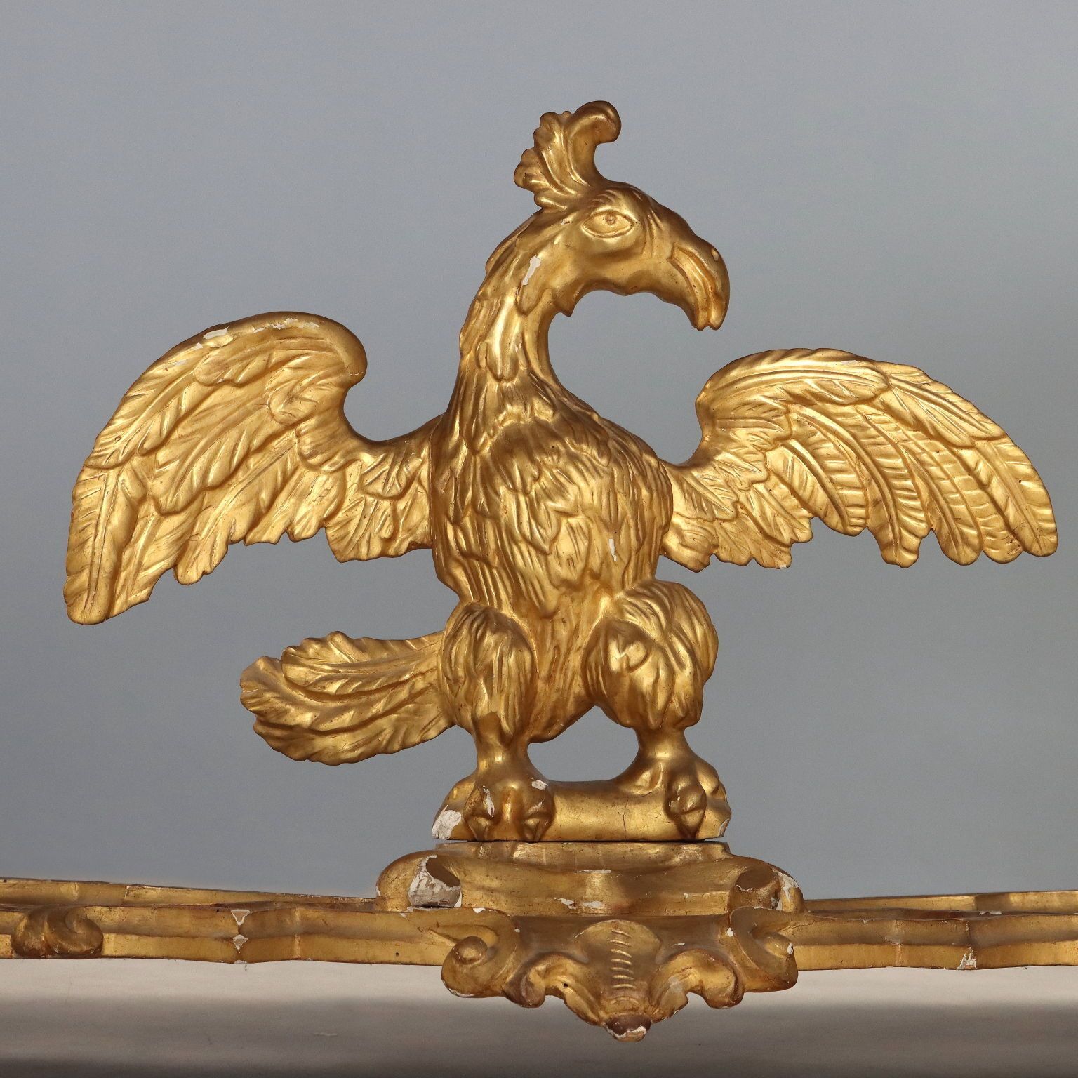 Antique Eclectic Console Carved Gilded Wood Italy XIX Century photo Furniture