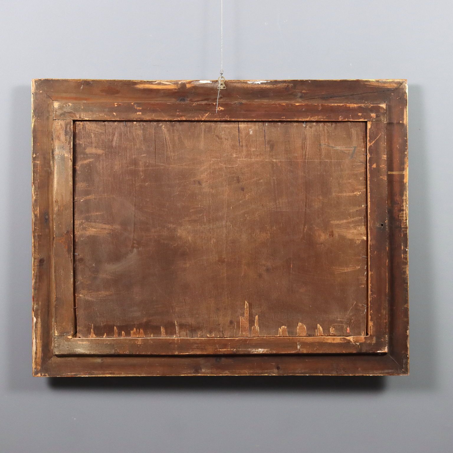 2620.0 Tableau d'époque, scène historique, huile sur toile, Europe, XIXe siècle photo
