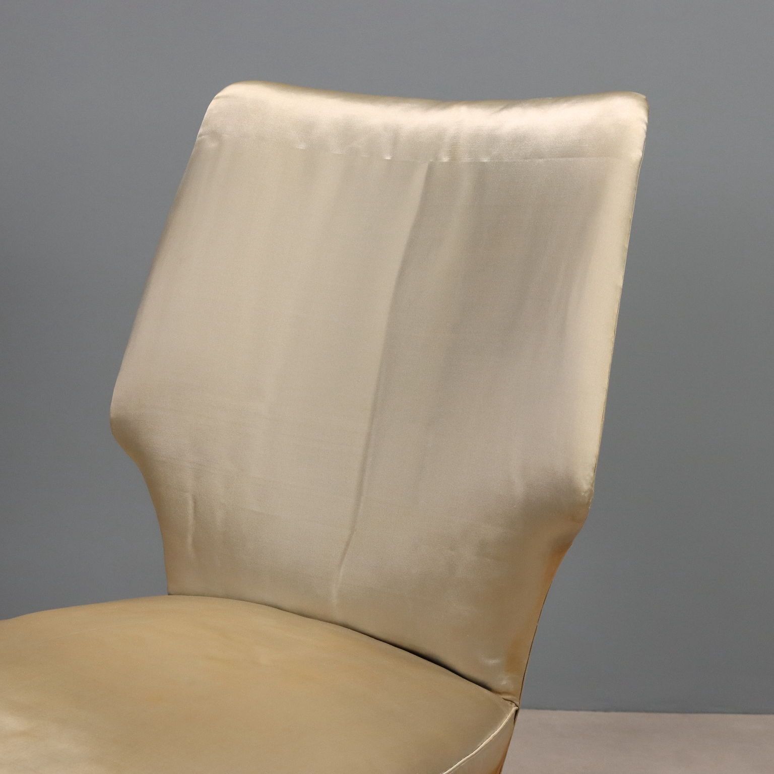 Vintage Armchairs Beech Fabric Design Italy 1950s photo 490.0