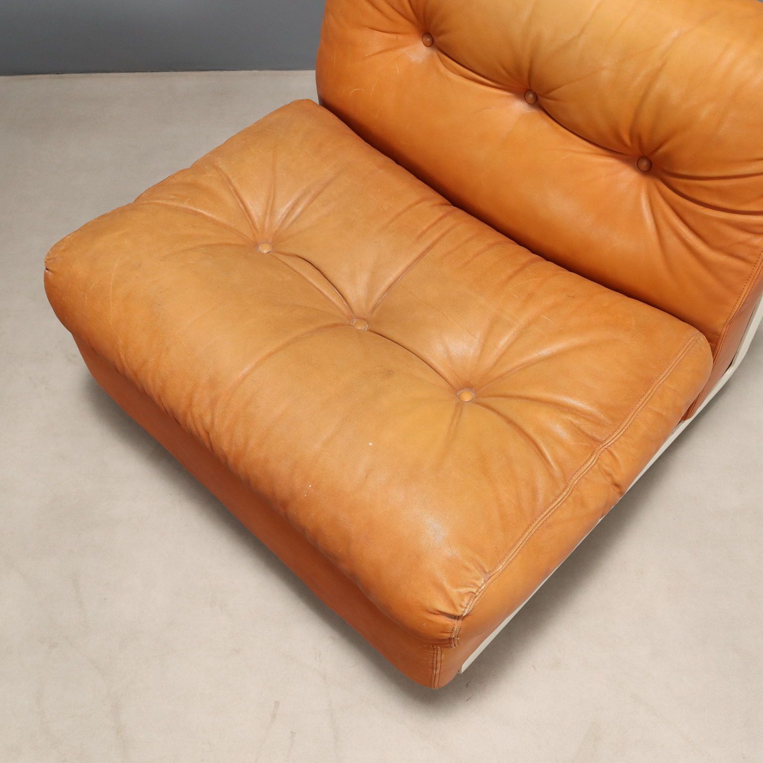 B&B Amanta Armchairs Vintage Design Mario Bellini Italy 1970s photo vintage