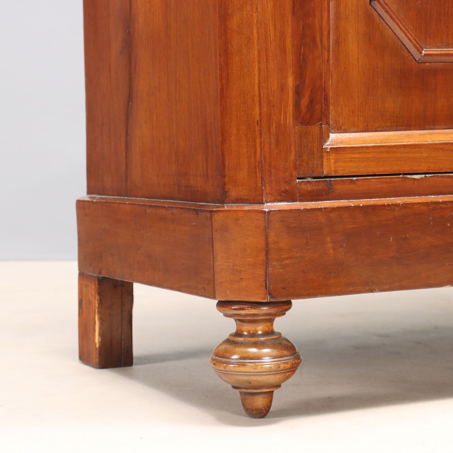 photo furniture Antique Cupboard Umbertino Walnut Poplar Italy XIX Century