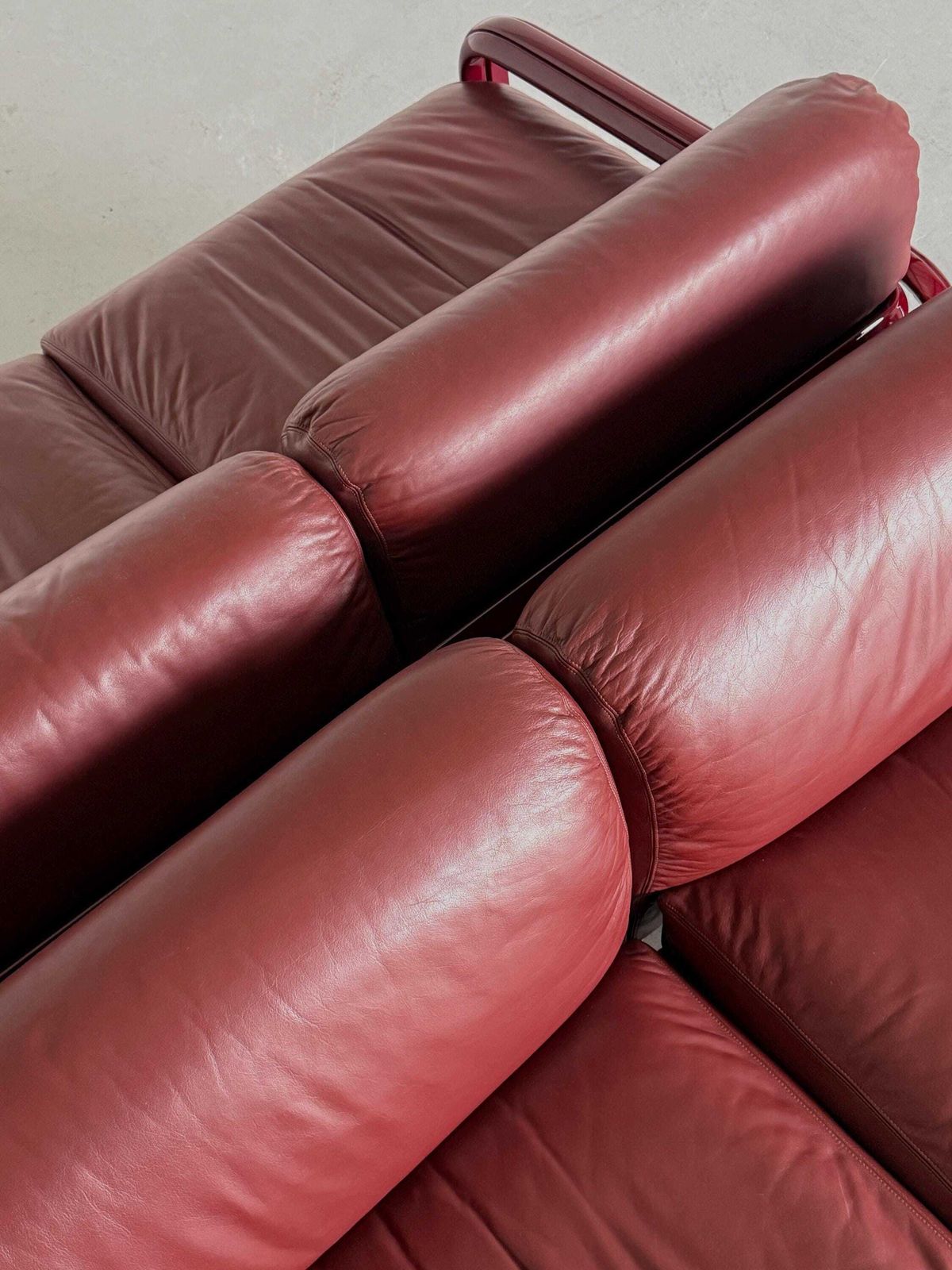 Furniture 1 Of 2 Gae Aulenti 'Orsay' Loveseat Sofa For Knoll International, 1970s photo