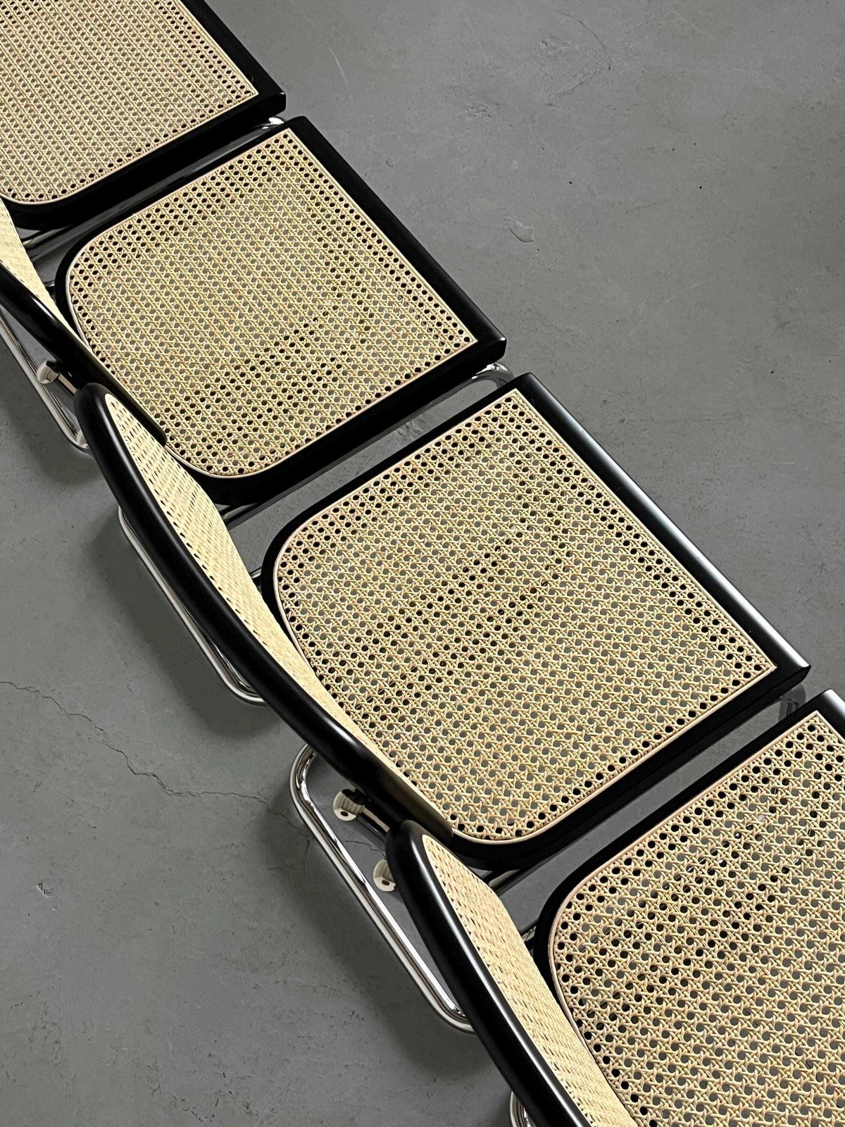 Marcel Breuer Cesca Mid Century Modern Cantilever Chair / Bauhaus Style B32 Design Chairs photo vinterior