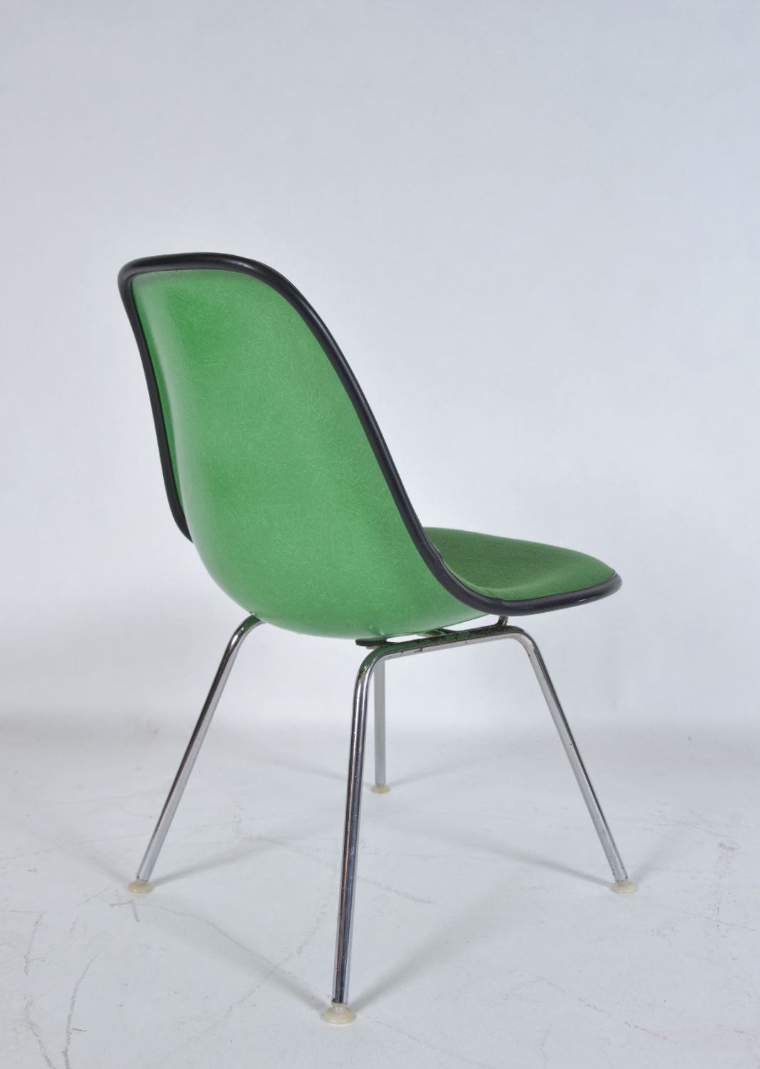 1960s Herman Miller Eames Fibreglass Shell Green Msx 1 Low Dressing Occasional Chair photo Furniture