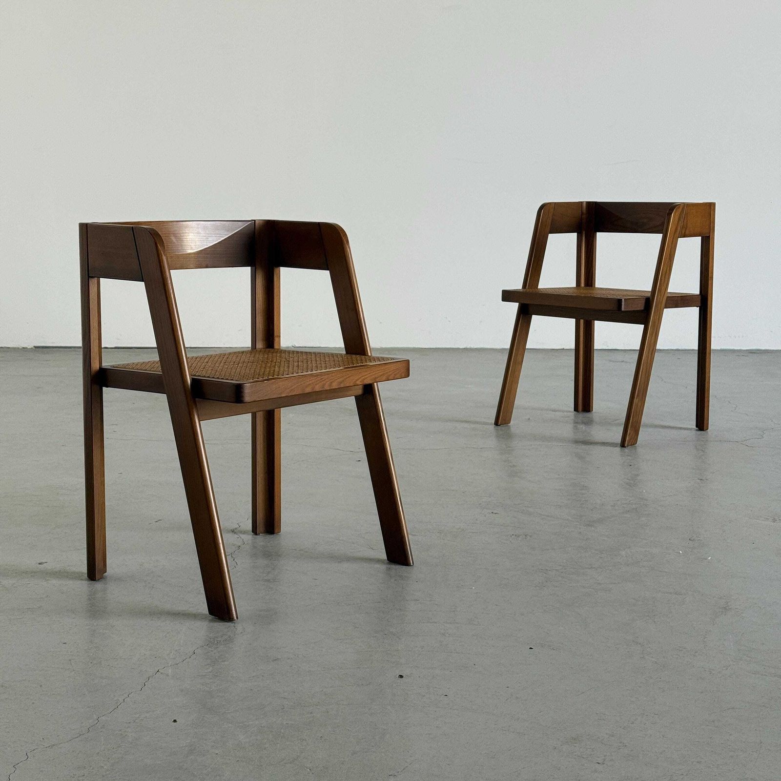 Pair Of Mid Century ‘Programma C’ Chairs By Tito Agnoli For Citterio, 1970s