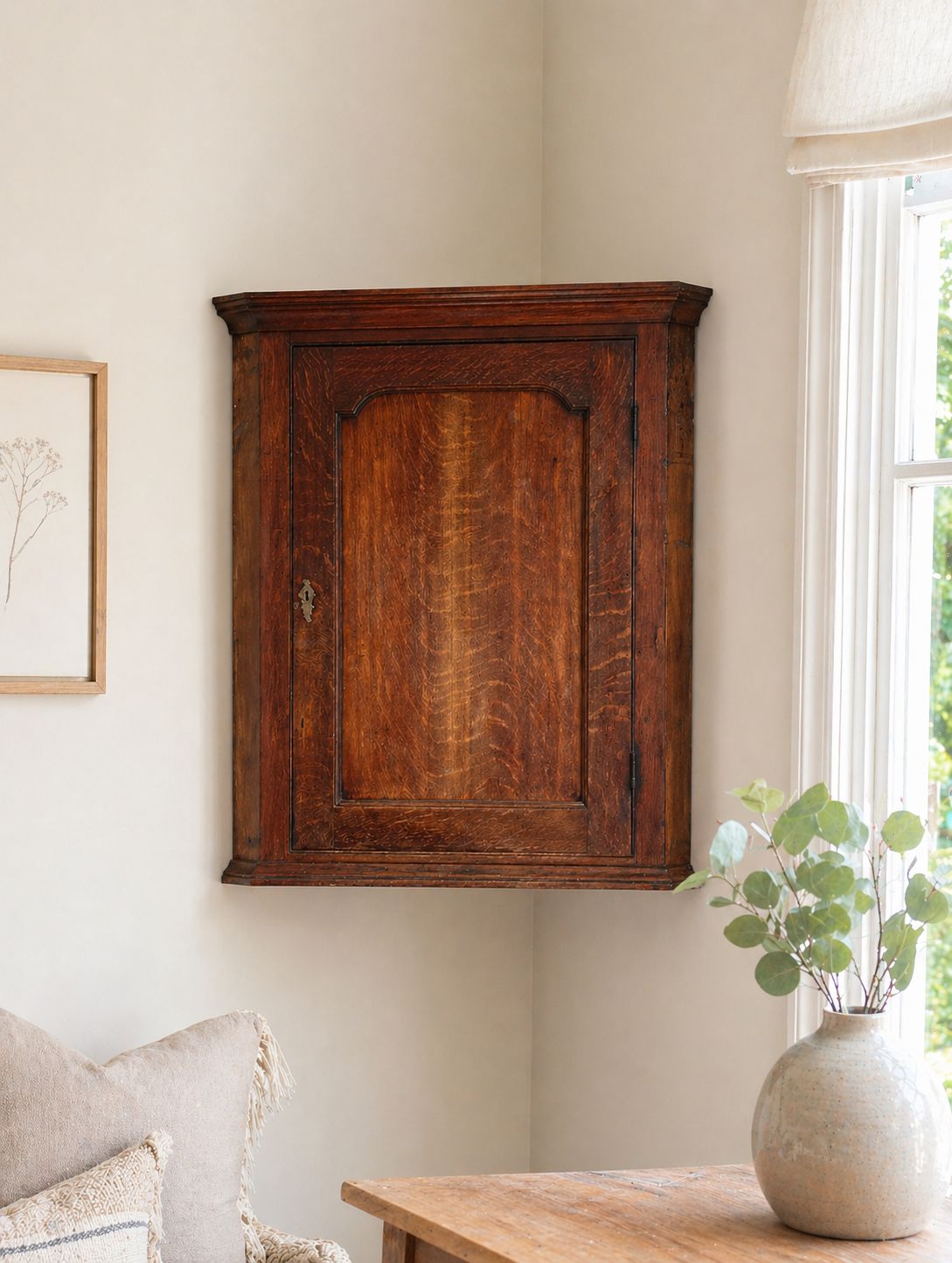 Georgian Corner Cupboard, 1800s