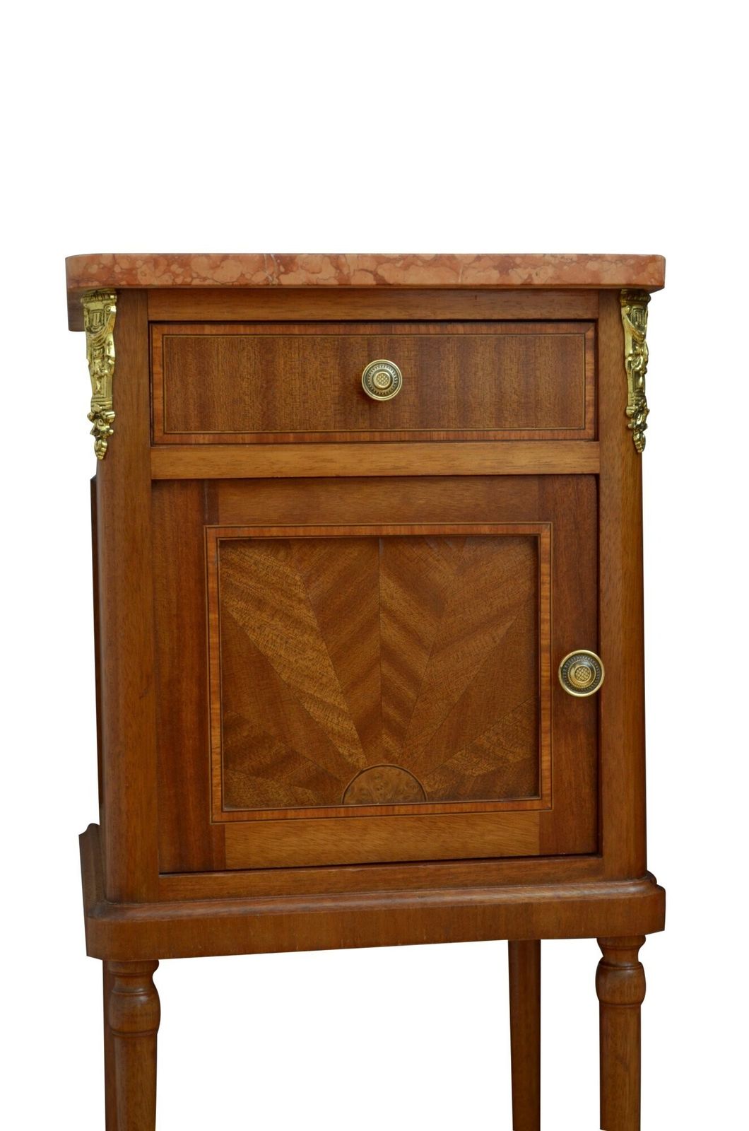 Furniture Antique Pair Of Bedside Cabinets Or Lamp Stands photo