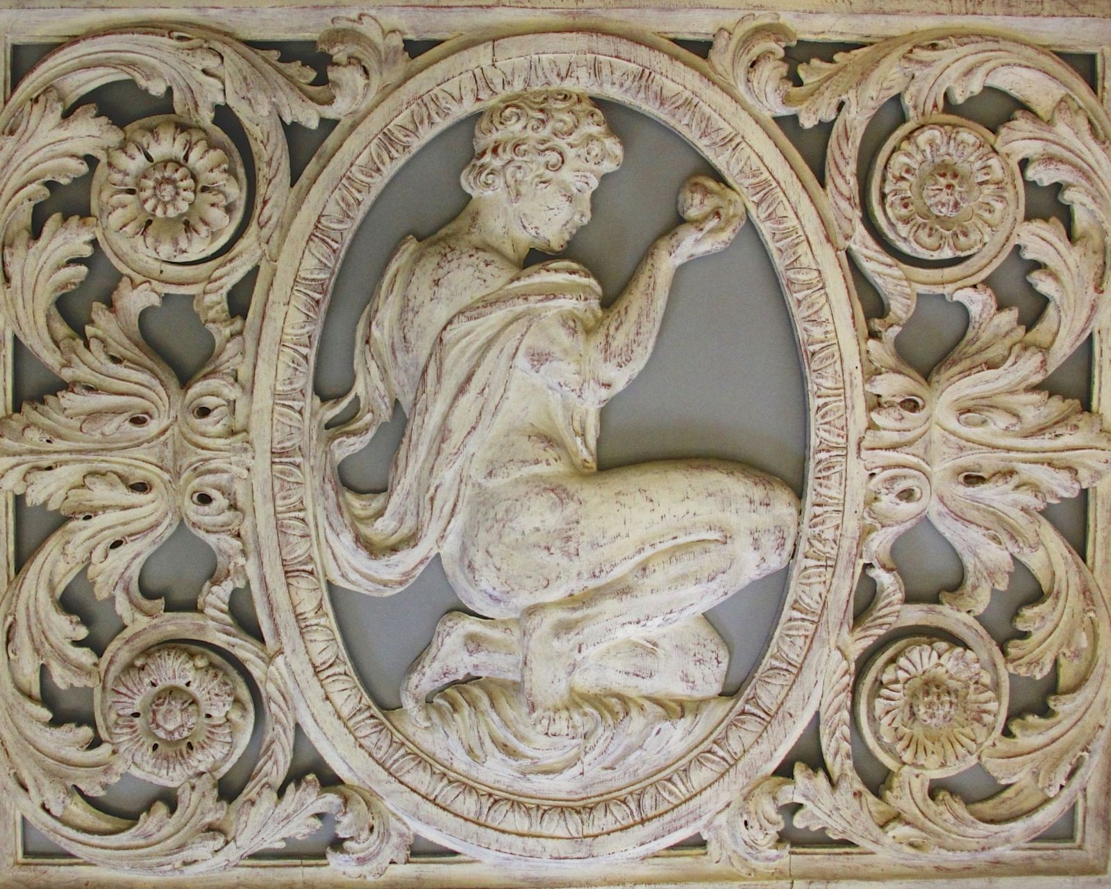 Ornamental Fanlight From A Dutch Canal House: Judgment Of Paris photo for sale