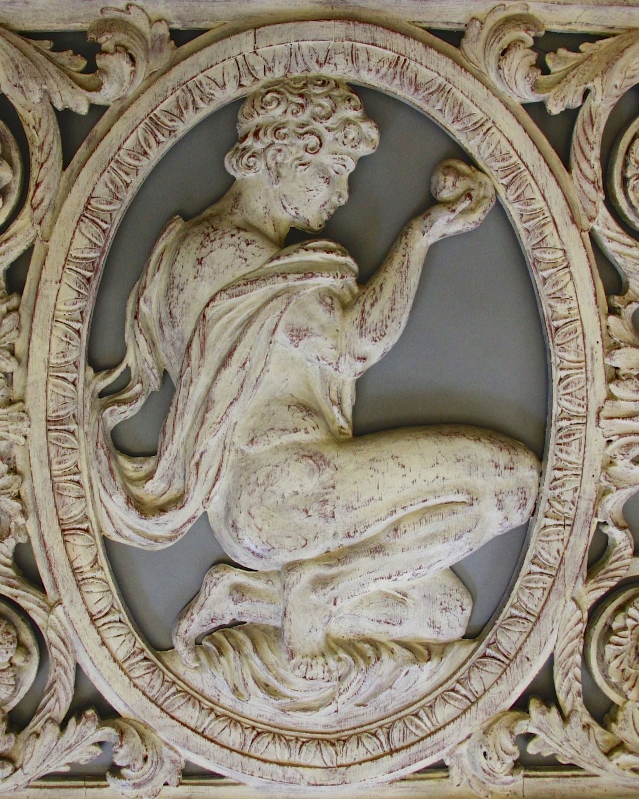 Ornamental Fanlight From A Dutch Canal House: Judgment Of Paris photo vinterior