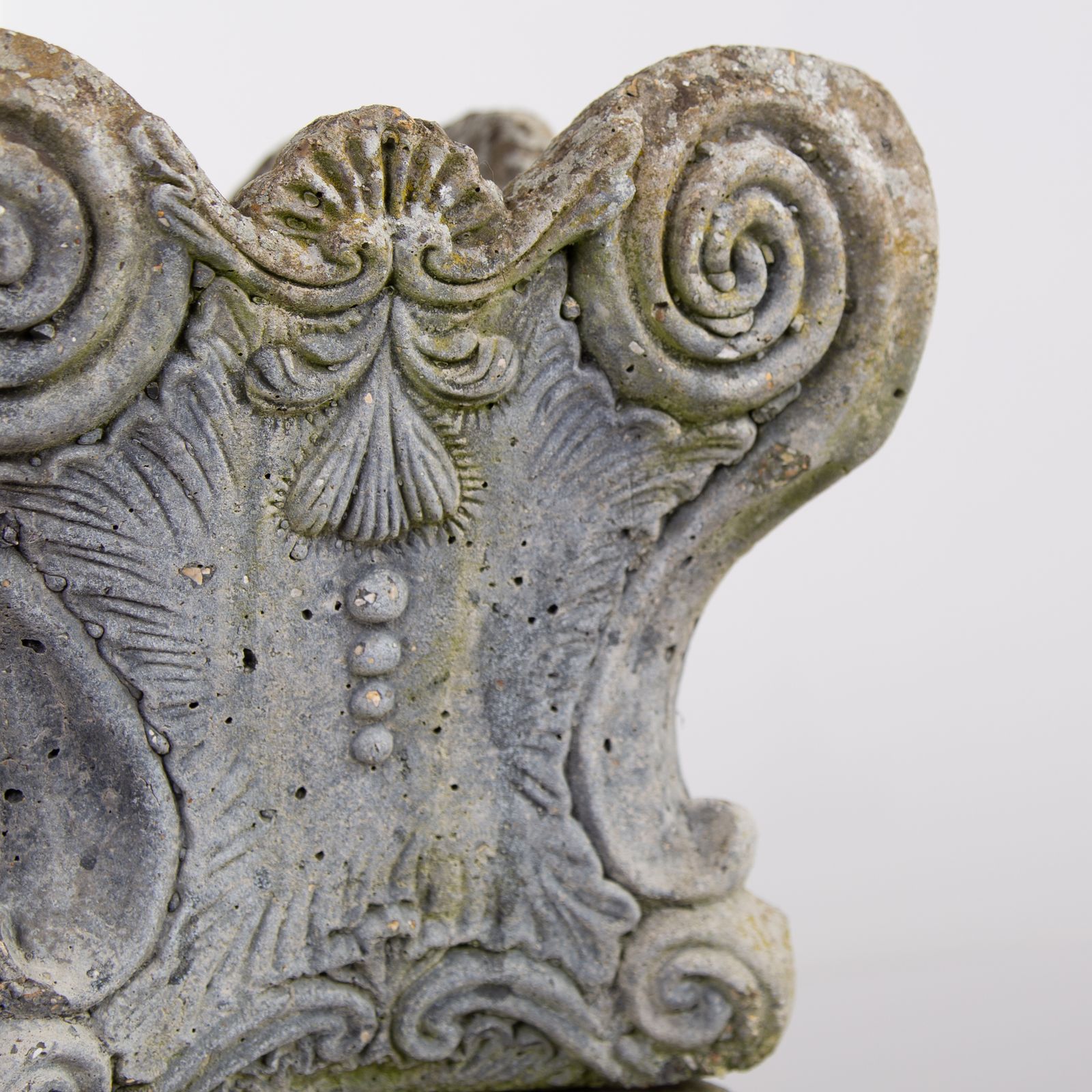 Garden Decor Set Of 3 Mid Century Highly Decorative Planters On Plinths photo