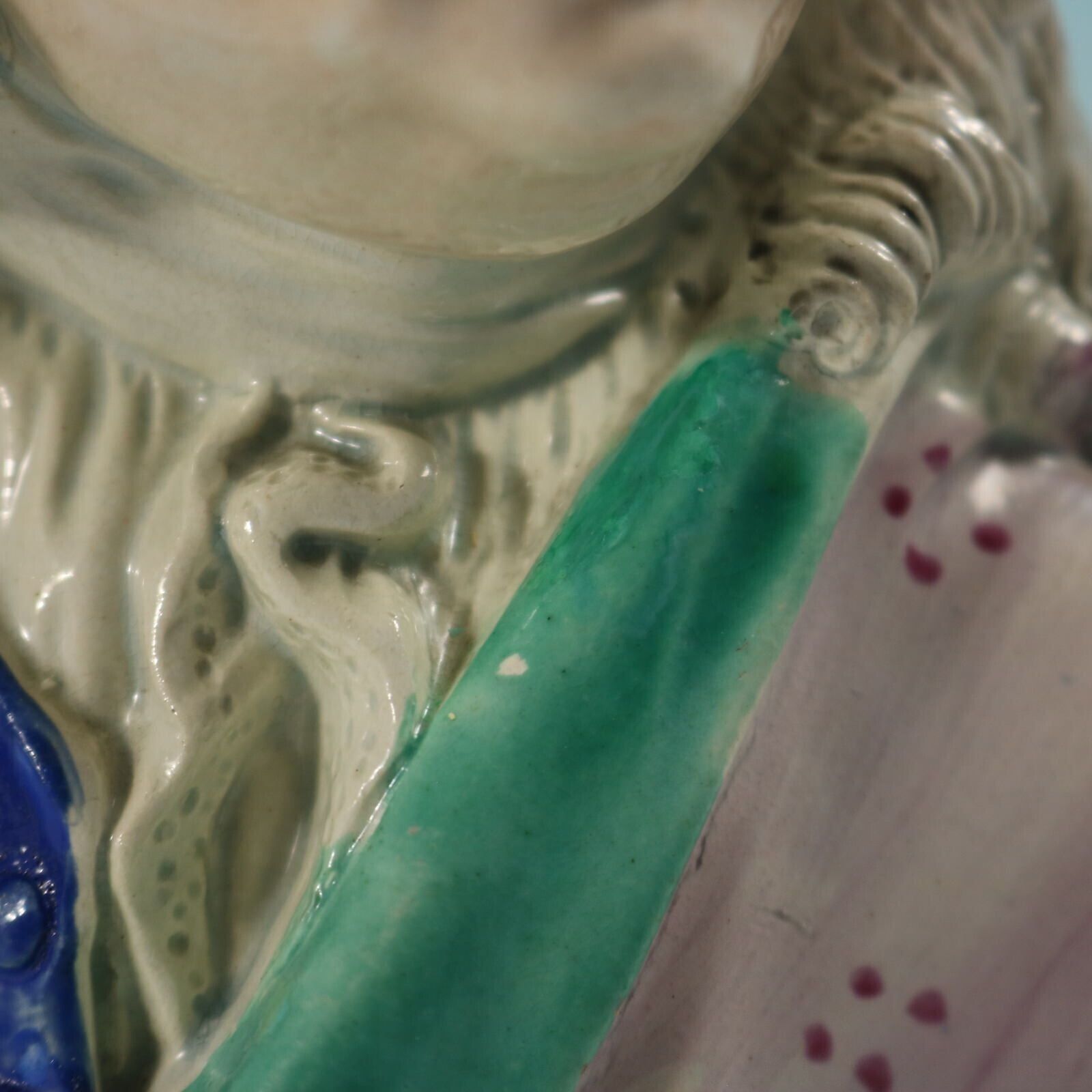 photo vinterior Staffordshire Pearlware Bust Of The Composer Handel