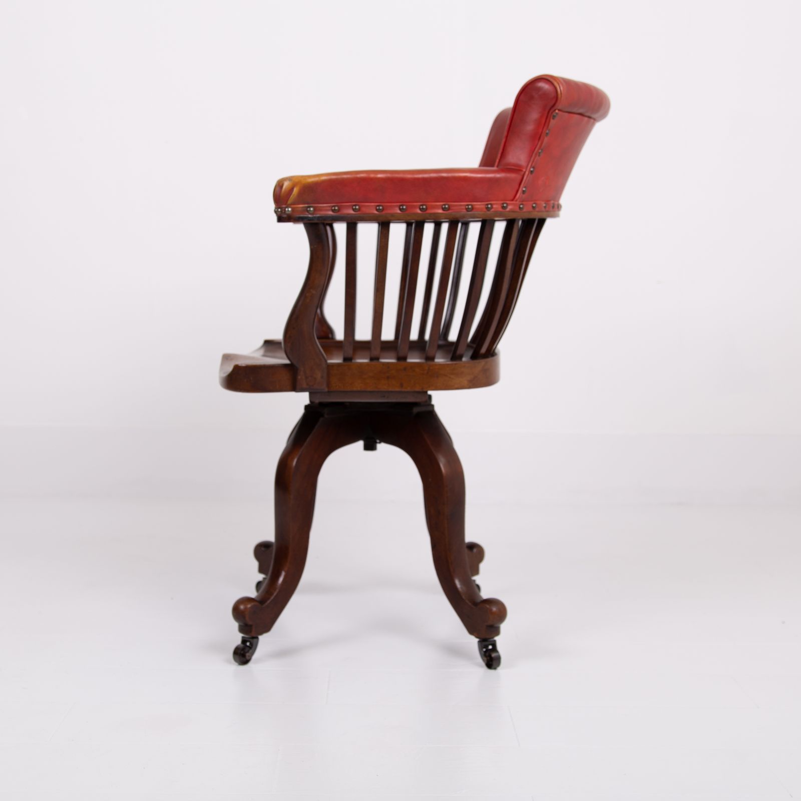 Antique Revolving Desk Chair C1900 photo 484.99