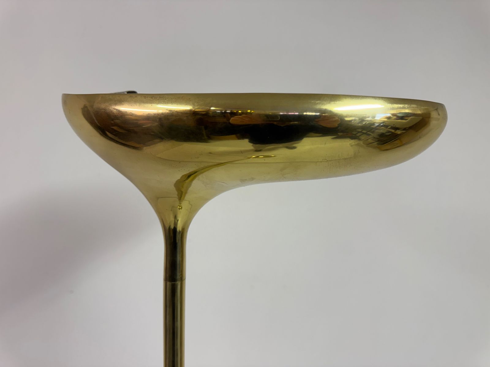 1970s Sculptural Italian Brass Floor Lamp By Santoni photo buy