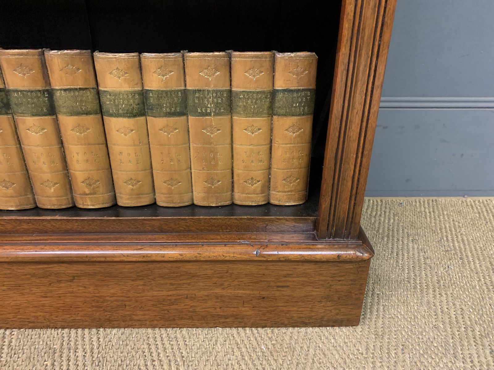 Late Victorian Walnut Open Bookcase photo 825.0