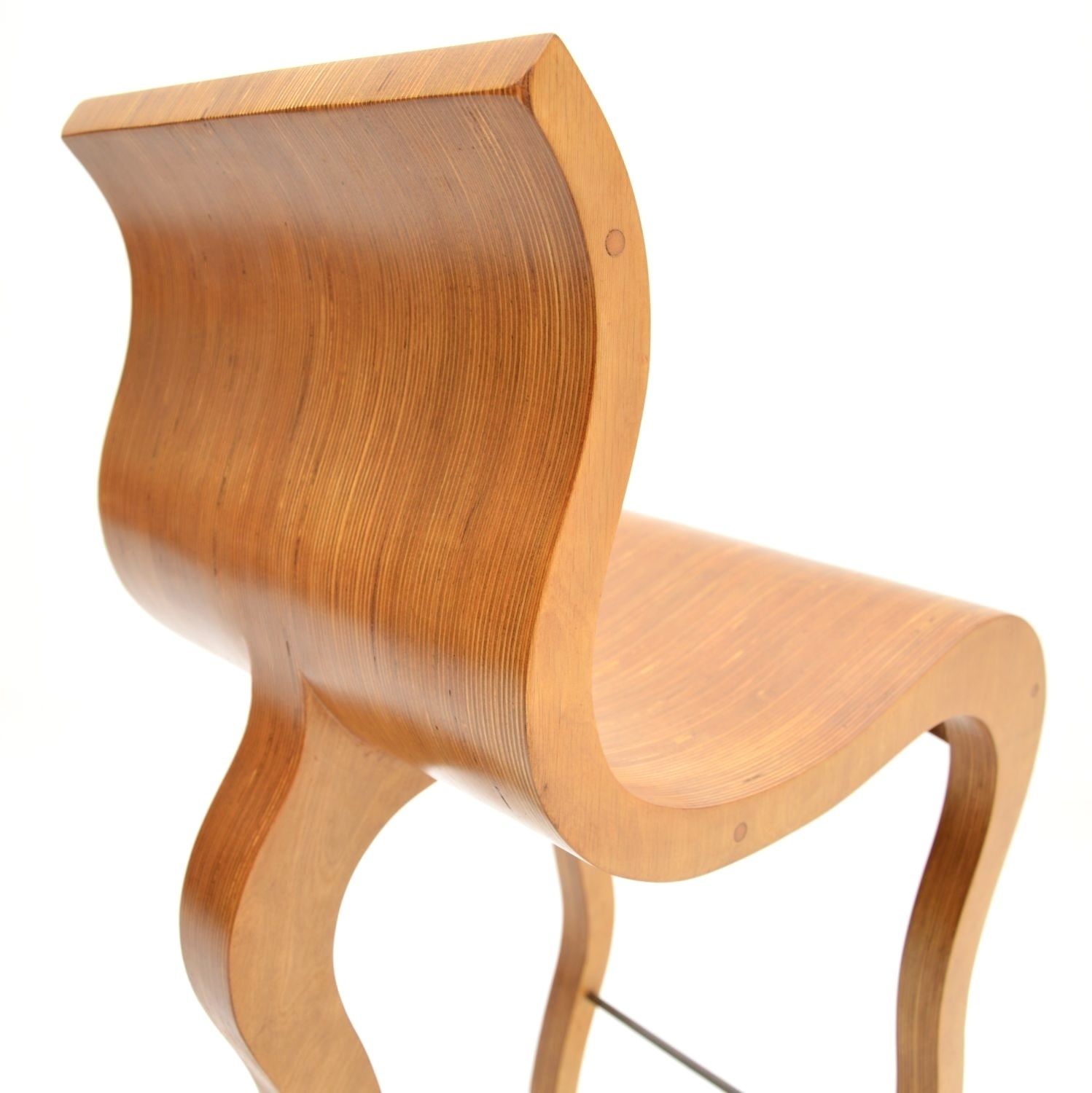 Furniture Vintage Laminated Sculptural Bar Stool photo