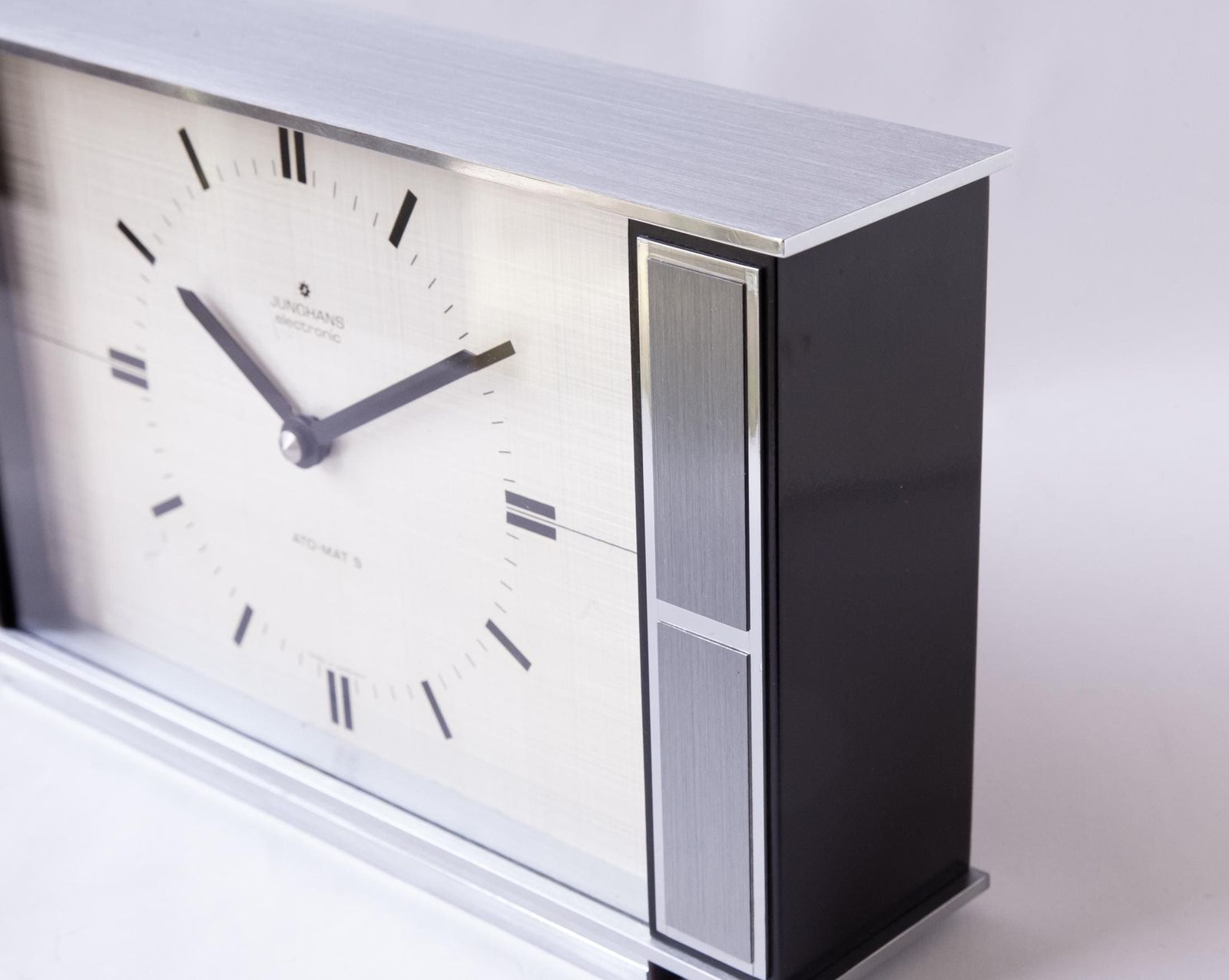 photo furniture Elegant 1960s Junghans Desk Clock Mid Century Modern Space Age Table Atomic Germany Mcm Mantel Shelf