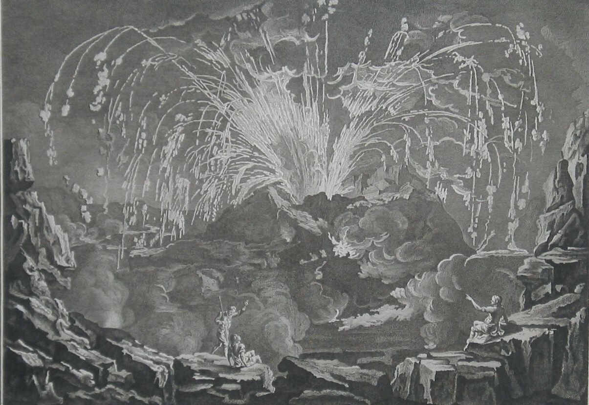 Encyclopedie: Eruption Of Mount Vesuvius In 1754 photo furniture