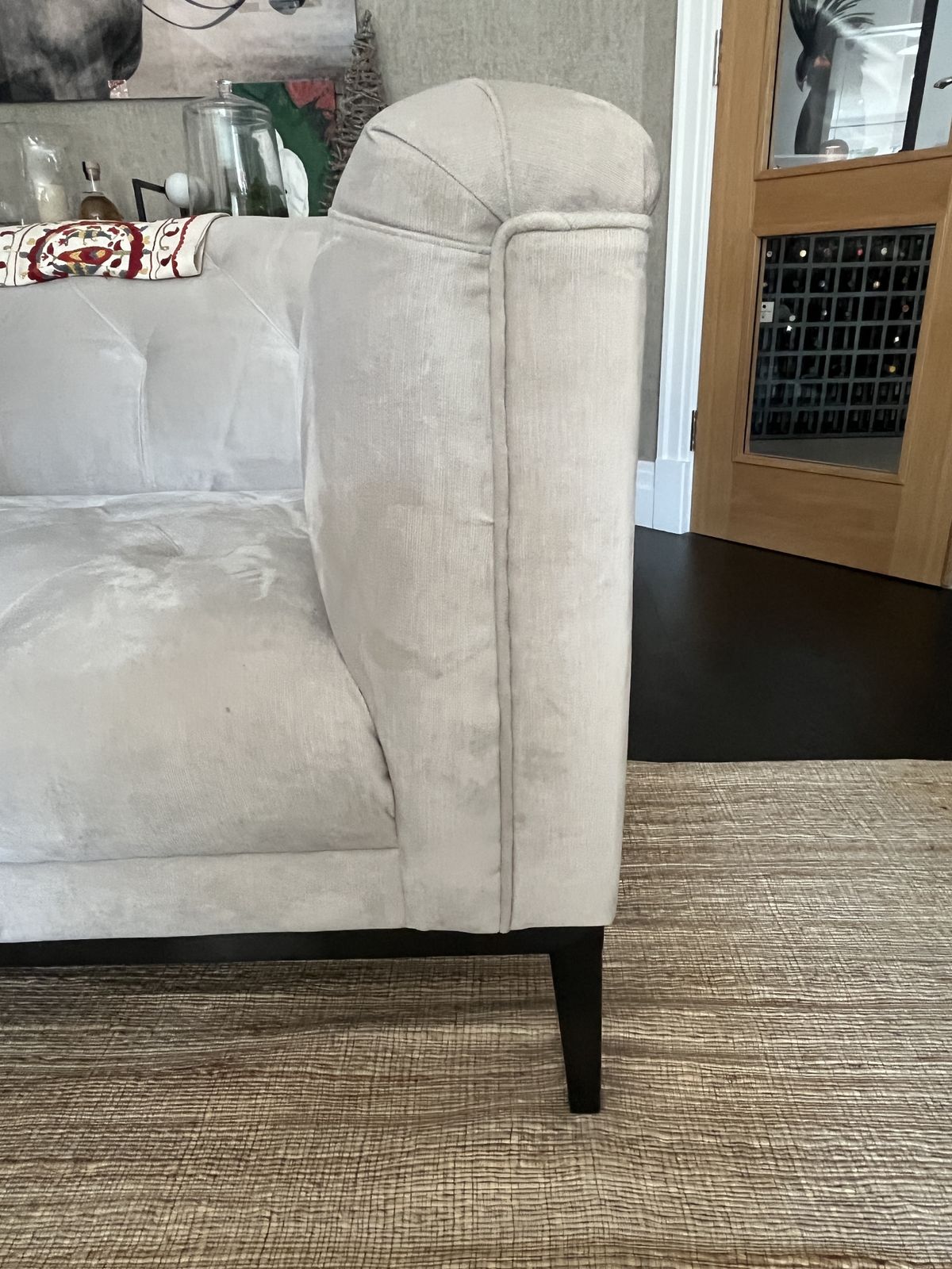 Eichholz Cesare 1x 3 Person Sofa, Cushions And 2no. Armchairs   Virtually Unused photo furniture