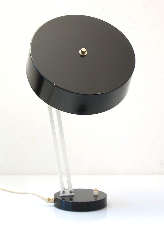 Hala Busquet Sixties Black Vintage Swivel Desk Light