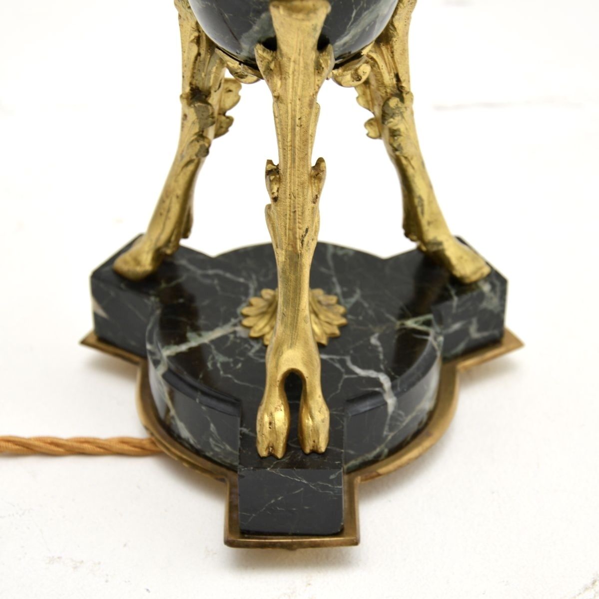 Antique French Marble And Gilt Bronze Table Lamp photo buy