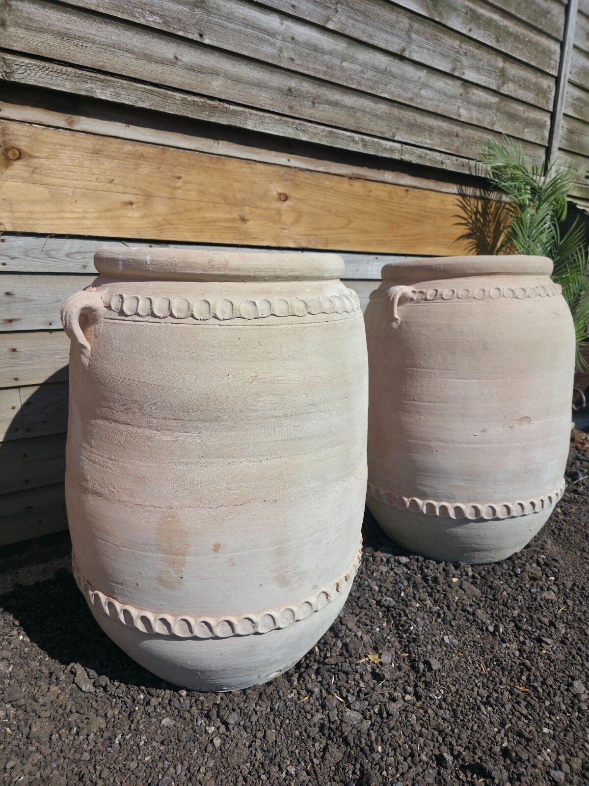 Garden Decor Large Rustic Mediterranean Terracotta Olive Tree Garden Plant Pot Planter Urn photo