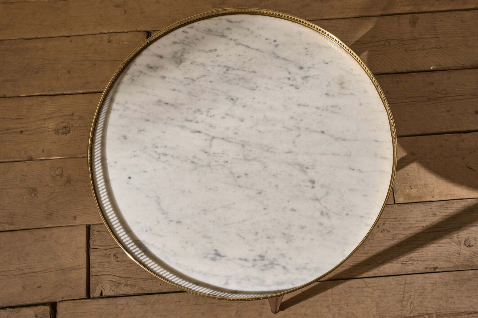 Early 20th Century Mahogany And White Marble Gueridon Table photo Furniture