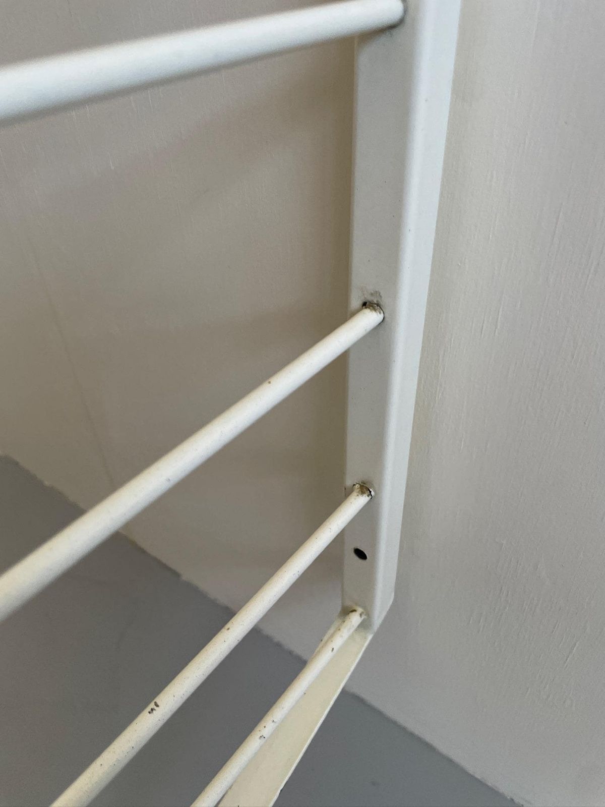 85cm X 35cm White Staples Ladderax Ladder Small One Foot Lean To (24i) photo vintage