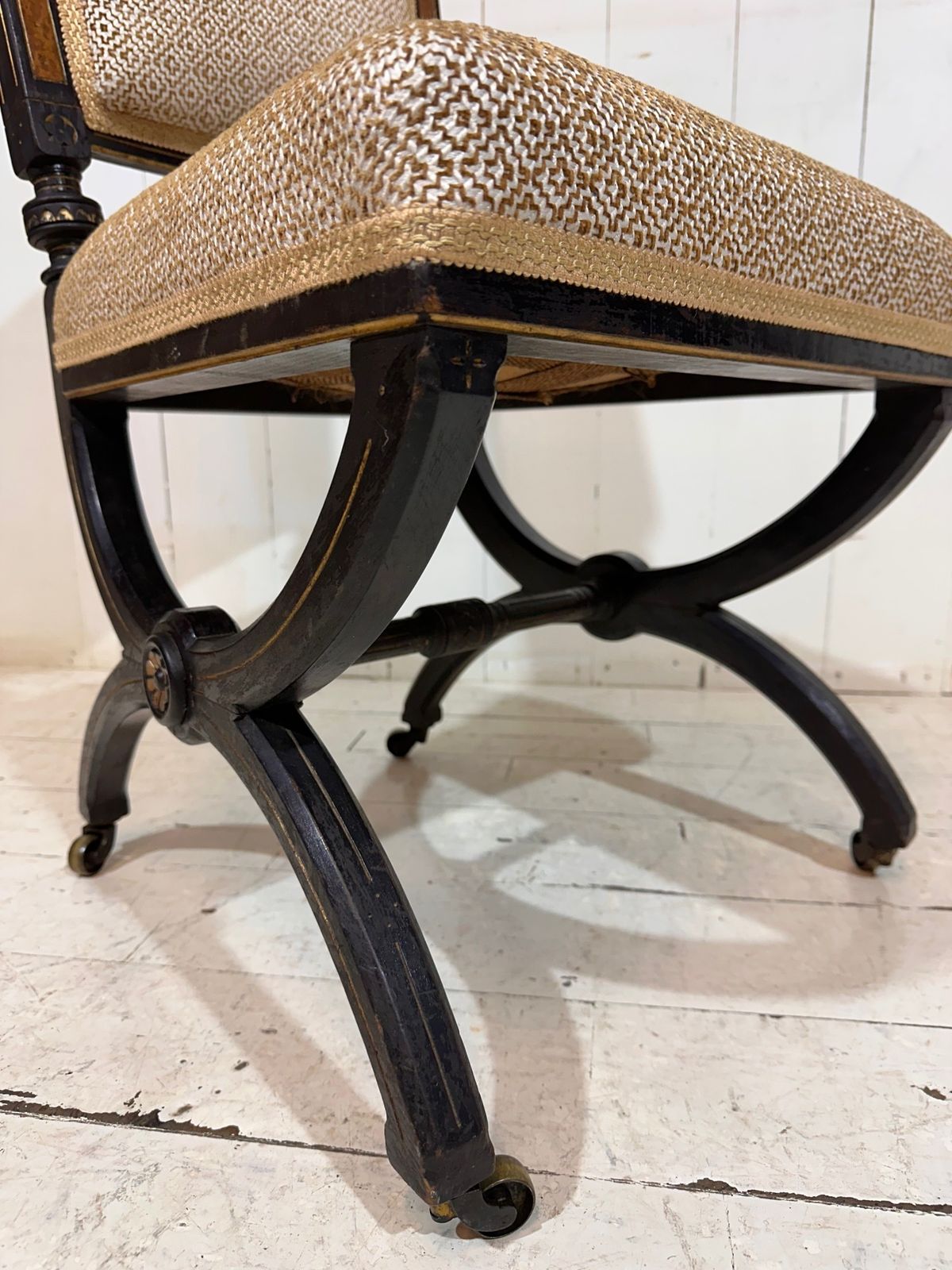 Fine Aesthetic Movement Matching Pair Of Chairs By James Lamb Of Manchester photo furniture