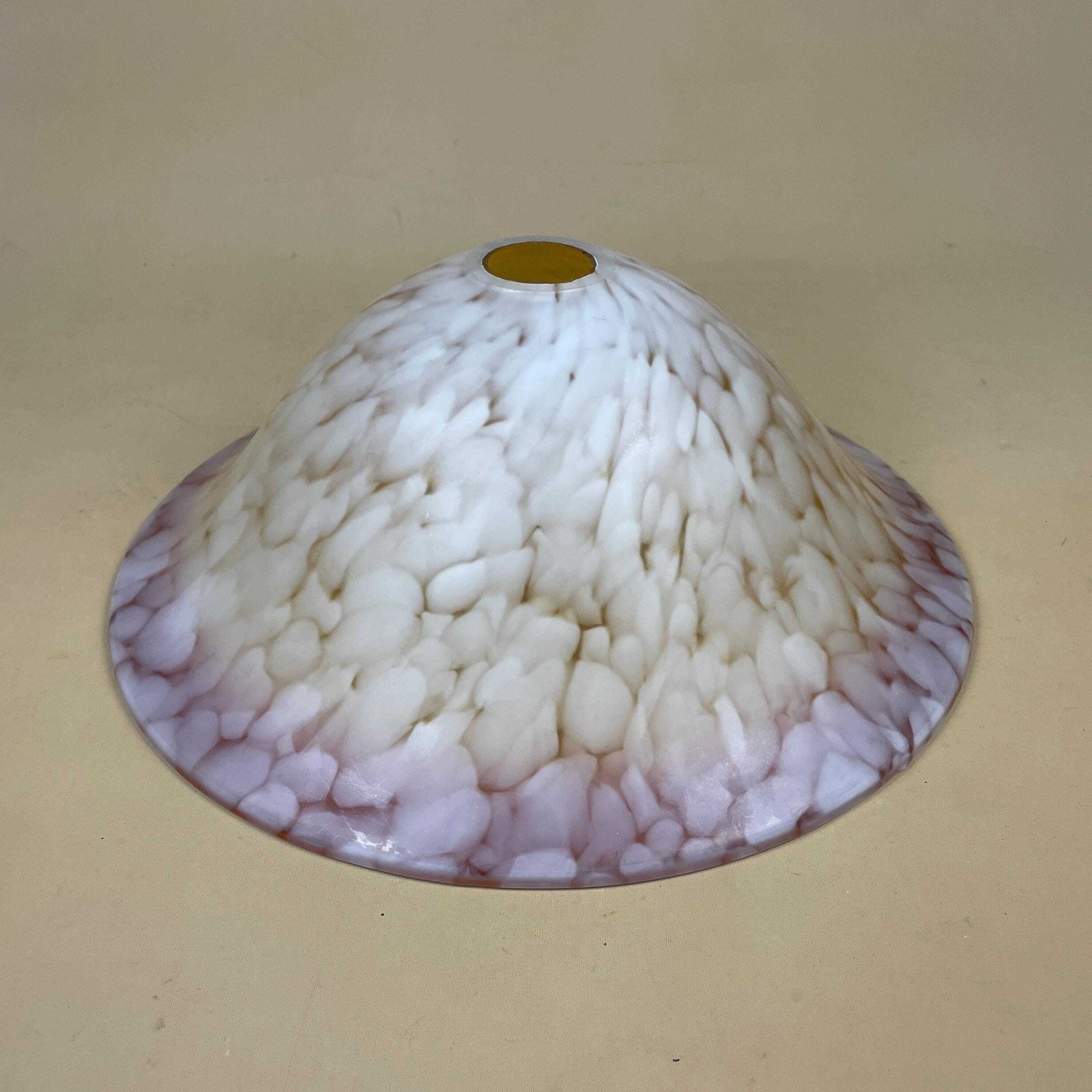 photo furniture Vintage Glass Ceiling Light Shade Lampshade White Pink Frosted Pendant Stain Glass Tiffany Style Marbled Patterned Milky Art Deco Round