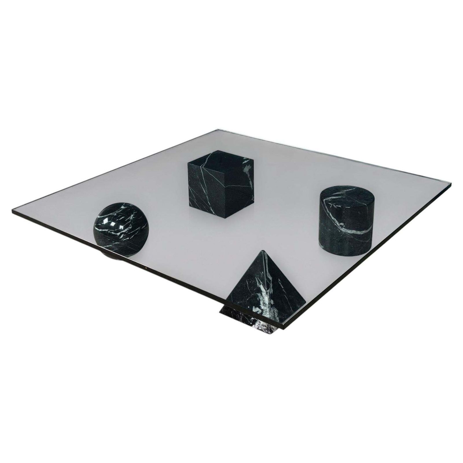 20thc 'Metafora' Coffee Table By Lella & Massimo Vignelli For Casigliani C.1980