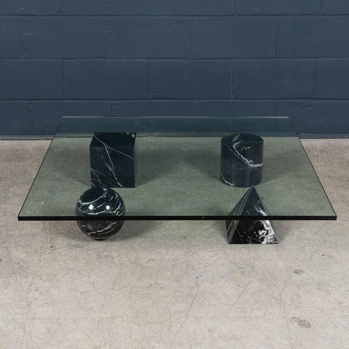 20thc 'Metafora' Coffee Table By Lella & Massimo Vignelli For Casigliani C.1980 photo for sale