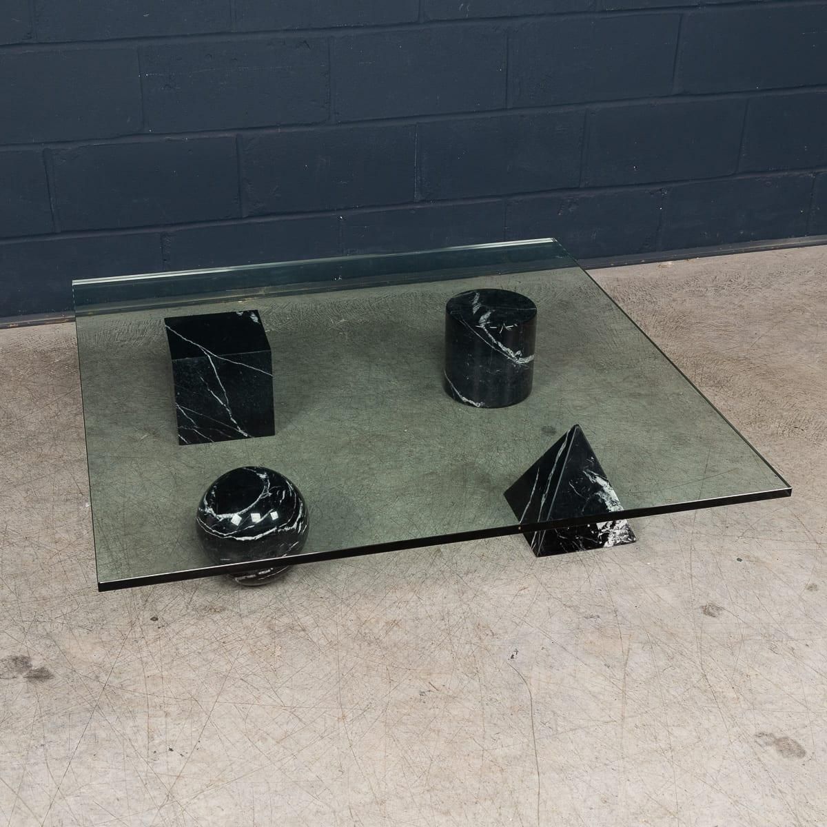 20thc 'Metafora' Coffee Table By Lella & Massimo Vignelli For Casigliani C.1980 photo Furniture