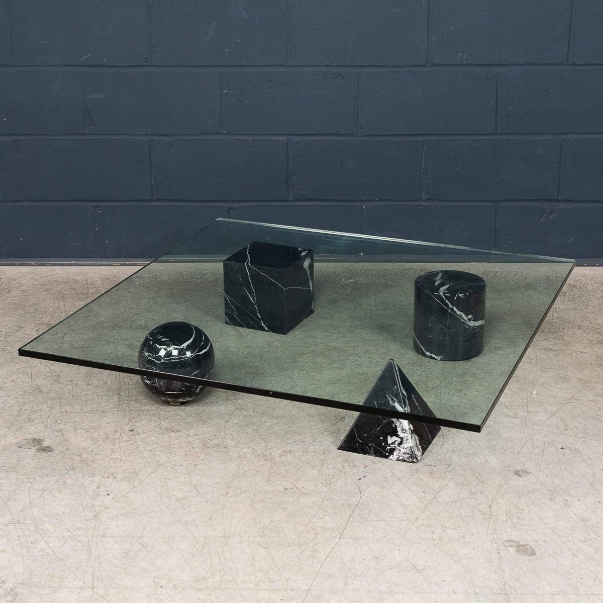 20thc 'Metafora' Coffee Table By Lella & Massimo Vignelli For Casigliani C.1980 photo 2979.0