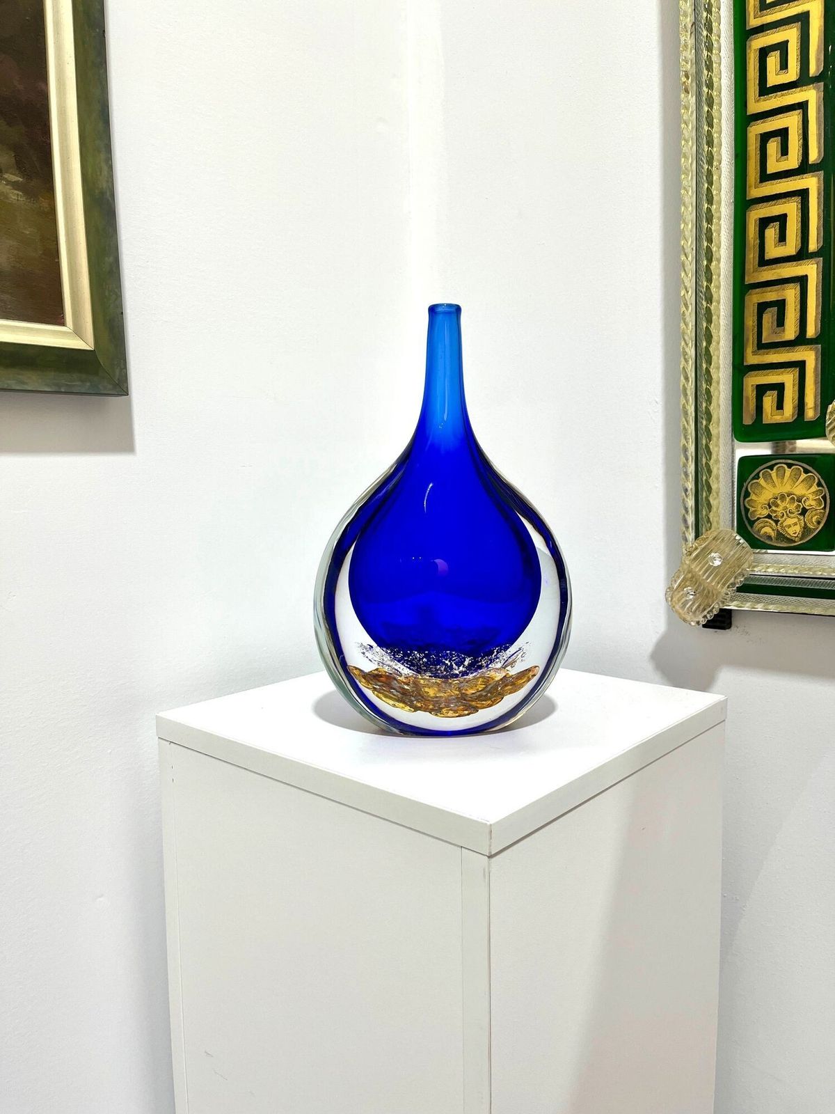 Augusta Balano Vase By Seguso Of Murano photo furniture