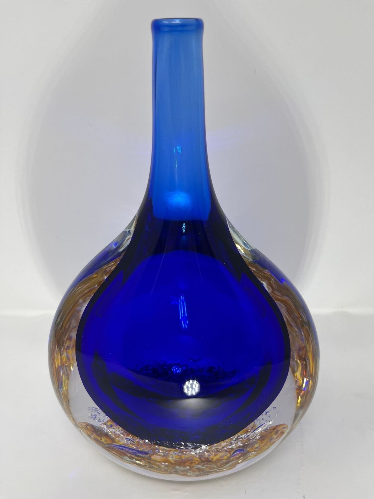 Augusta Balano Vase By Seguso Of Murano photo vintage