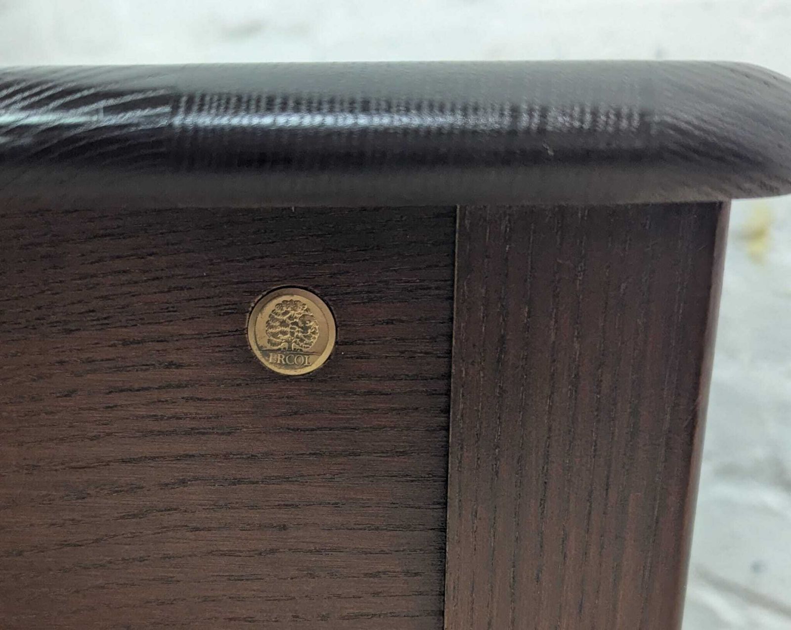 Ercol Old Colonial Nest Of 3 Tables Dark Finish photo 175.0
