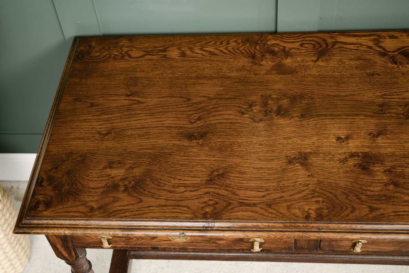 photo vinterior Solid Oak Console  With Drawers   Bylaw Furniture