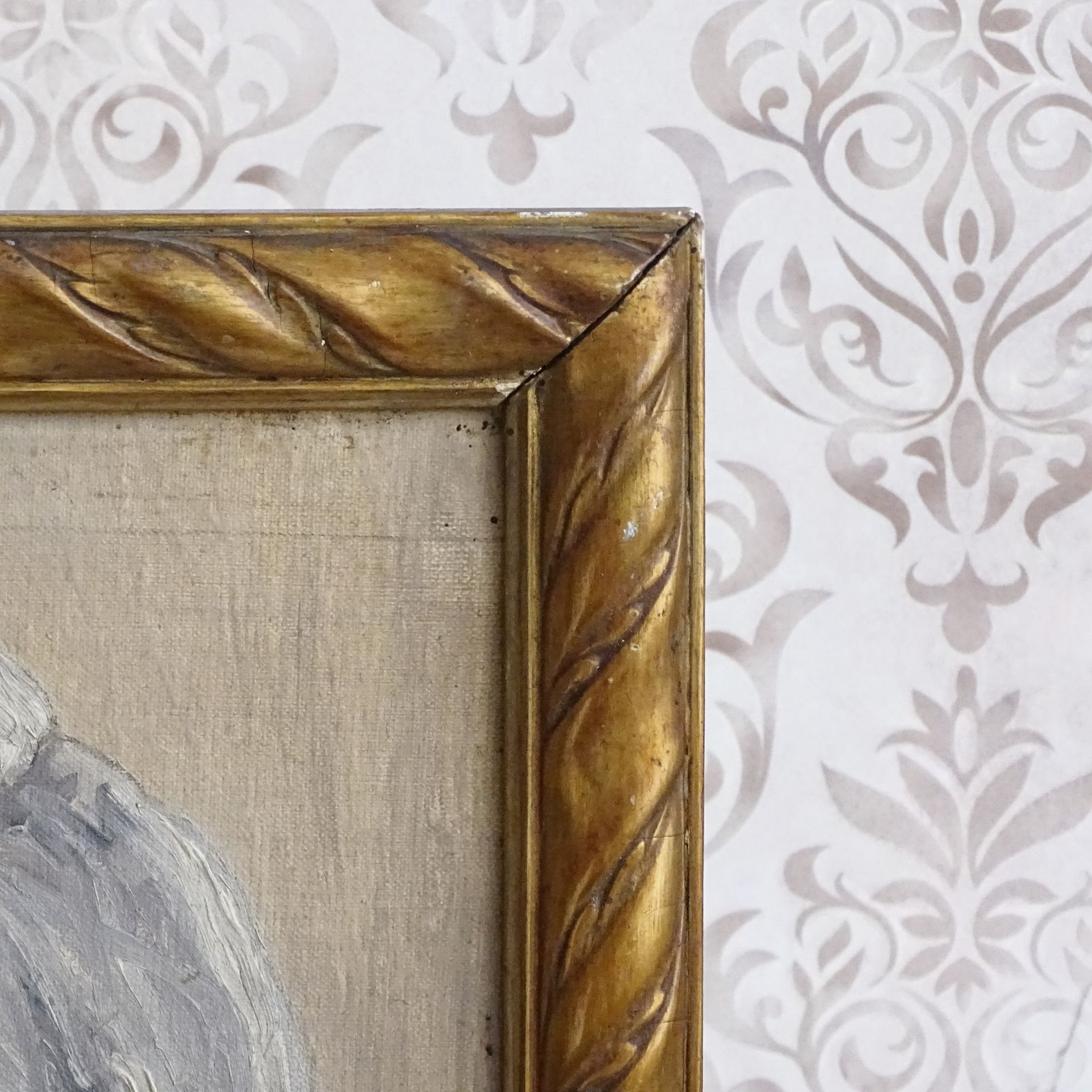 750.0 Peinture à l'huile d'époque, portrait de Giuseppe Verdi photo
