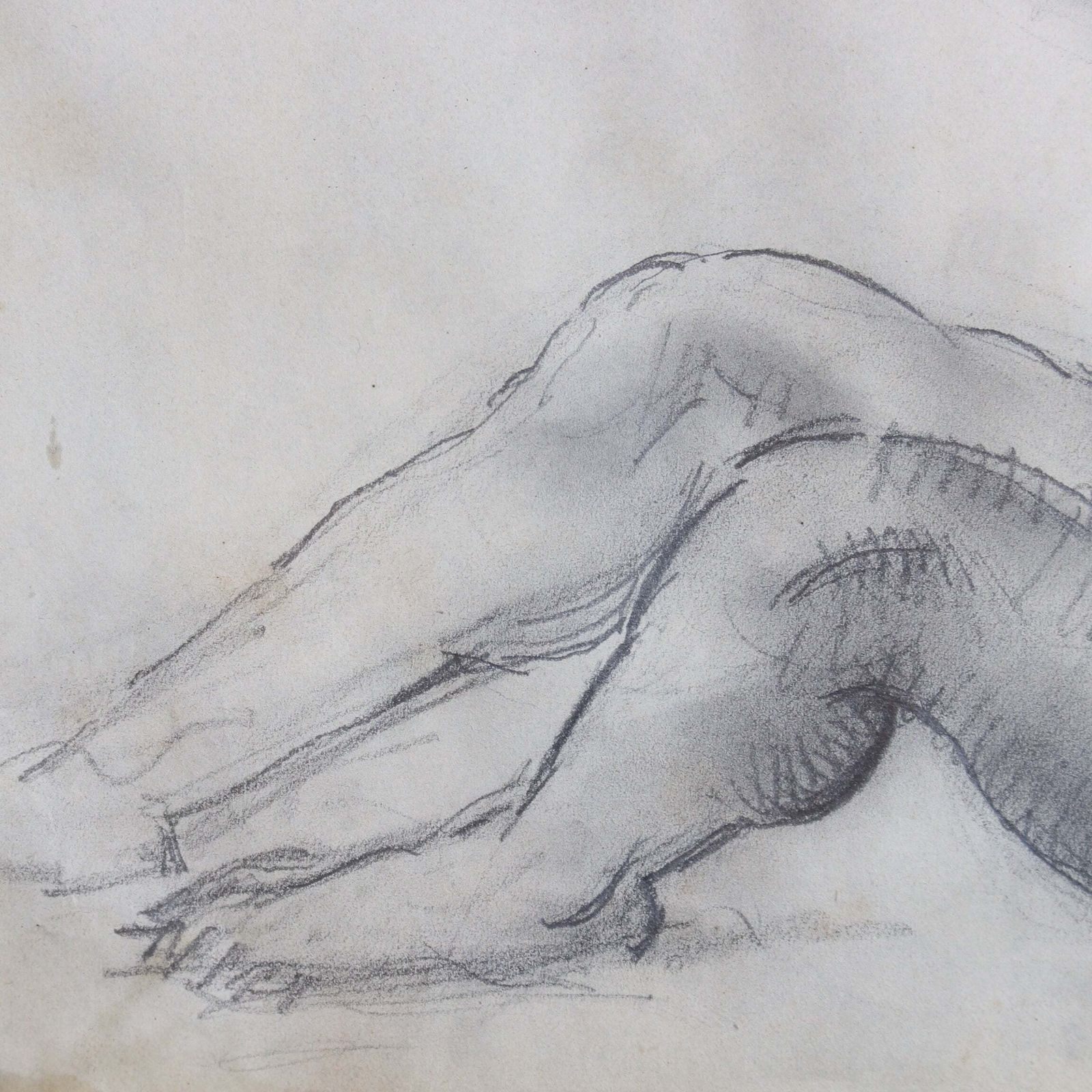 photo furniture 'Study Of Male Nude' By Guillaume Dulac (Circa 1920s)