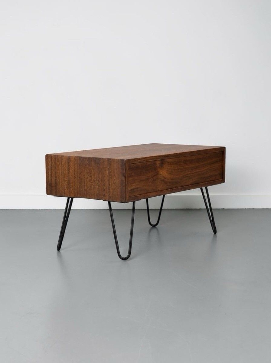 Mid Century Walnut Coffee Table Chest Of Drawers Mid Century Retro Walnut C1950s photo Furniture