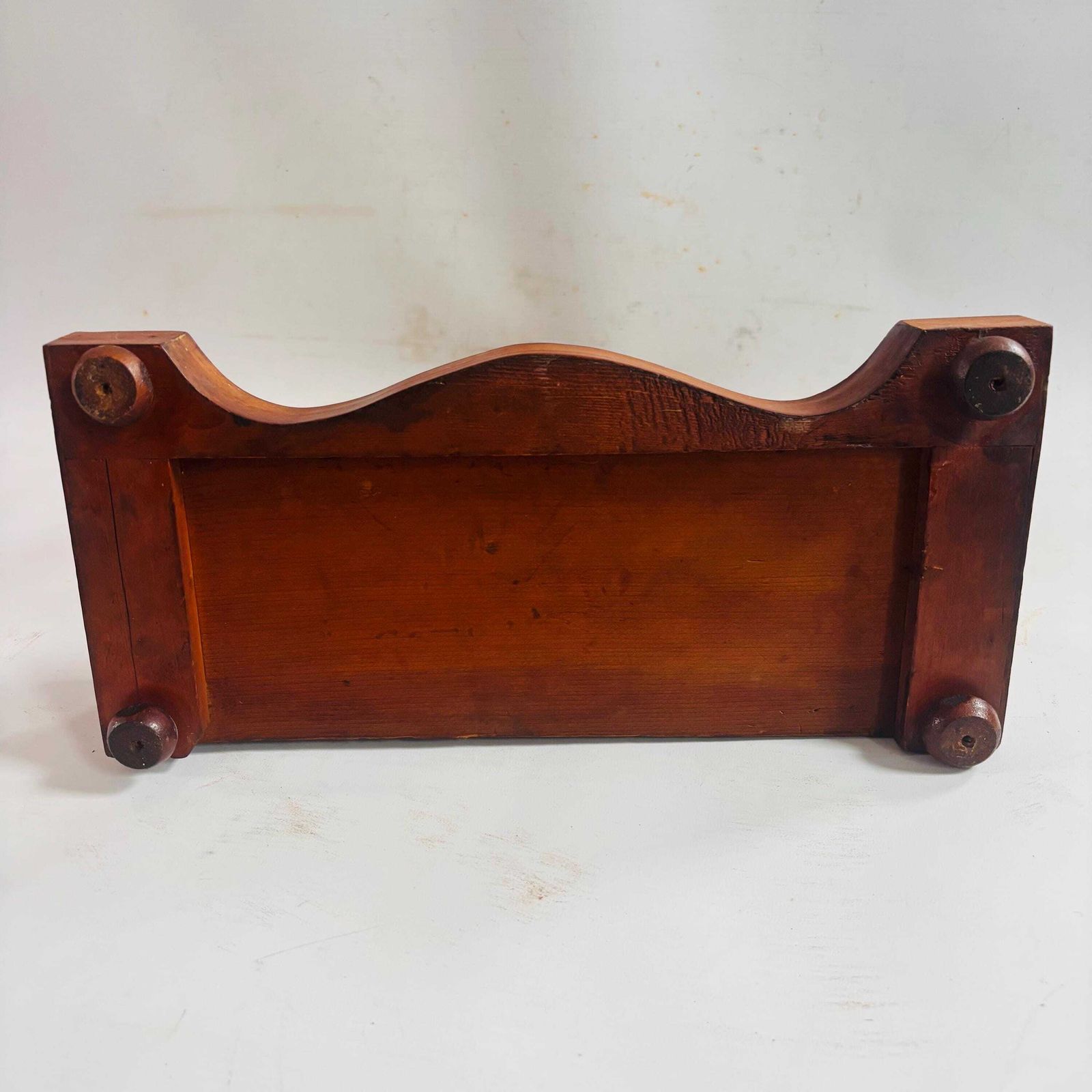 Miroir de coiffeuse d'époque victorienne en acajou massif, XIXe siècle photo vintage