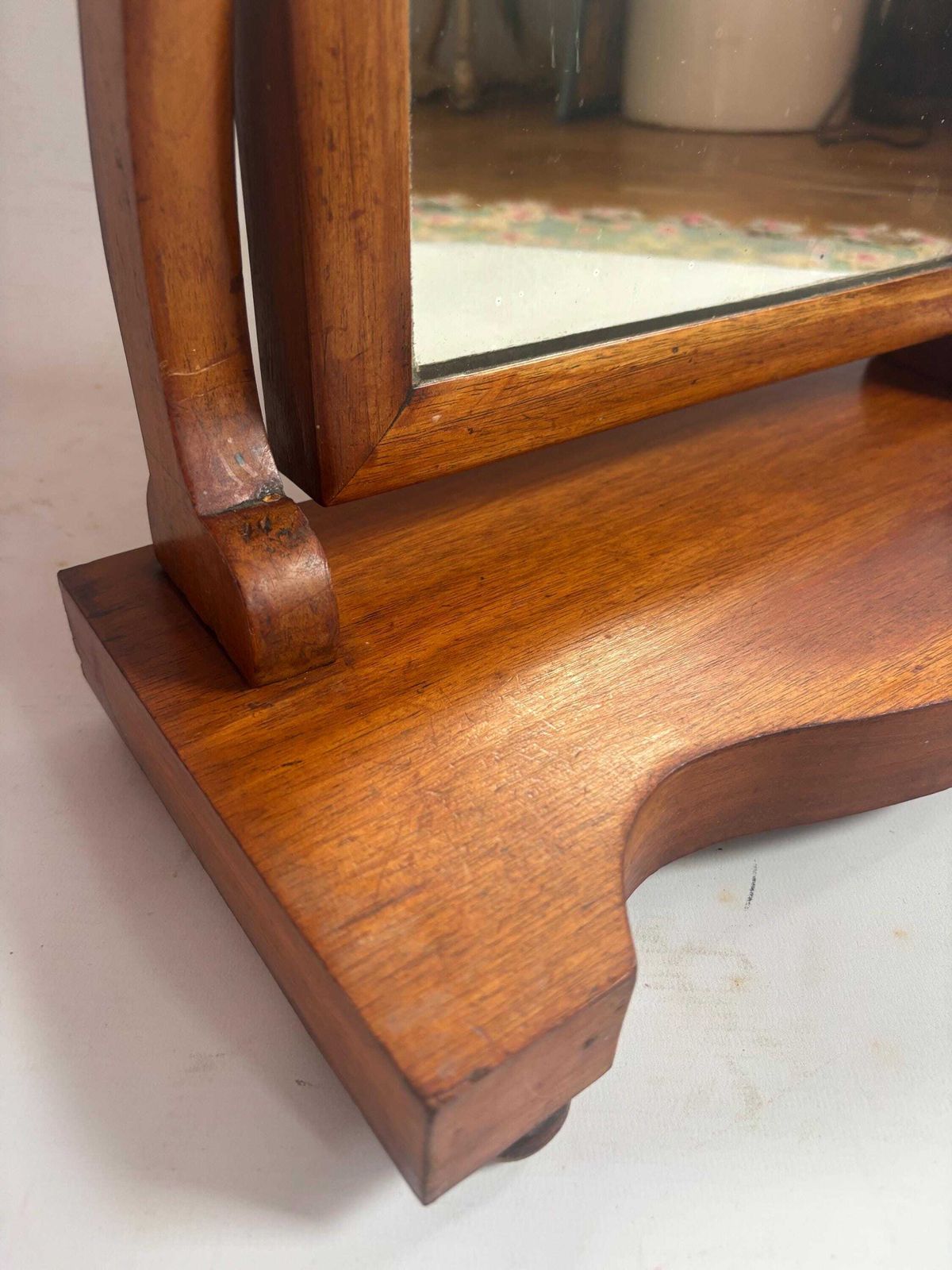photo for sale Miroir de coiffeuse d'époque victorienne en acajou massif, XIXe siècle