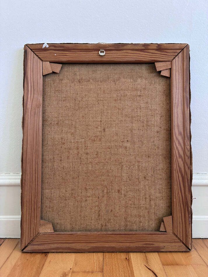 photo furniture Vintage Original Flower Oil Painting, Floral Still Life Wall Art